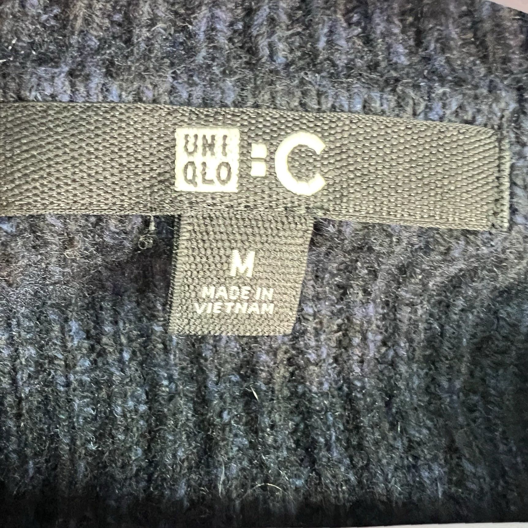 Uniqlo Uniqlo Wool Blend Cropped Sweater Womens M Blue Pullover Knit 90s Casual Winter Fall Size M / US 6-8 / IT 42-44 - 5 Thumbnail