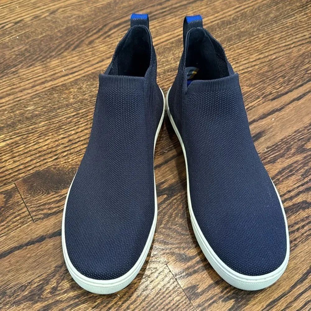 Rothy's Rothy’s Chelsea Boot navy knit slip-on ankle bootie sneaker Size US 9 / IT 39 - 3 Thumbnail