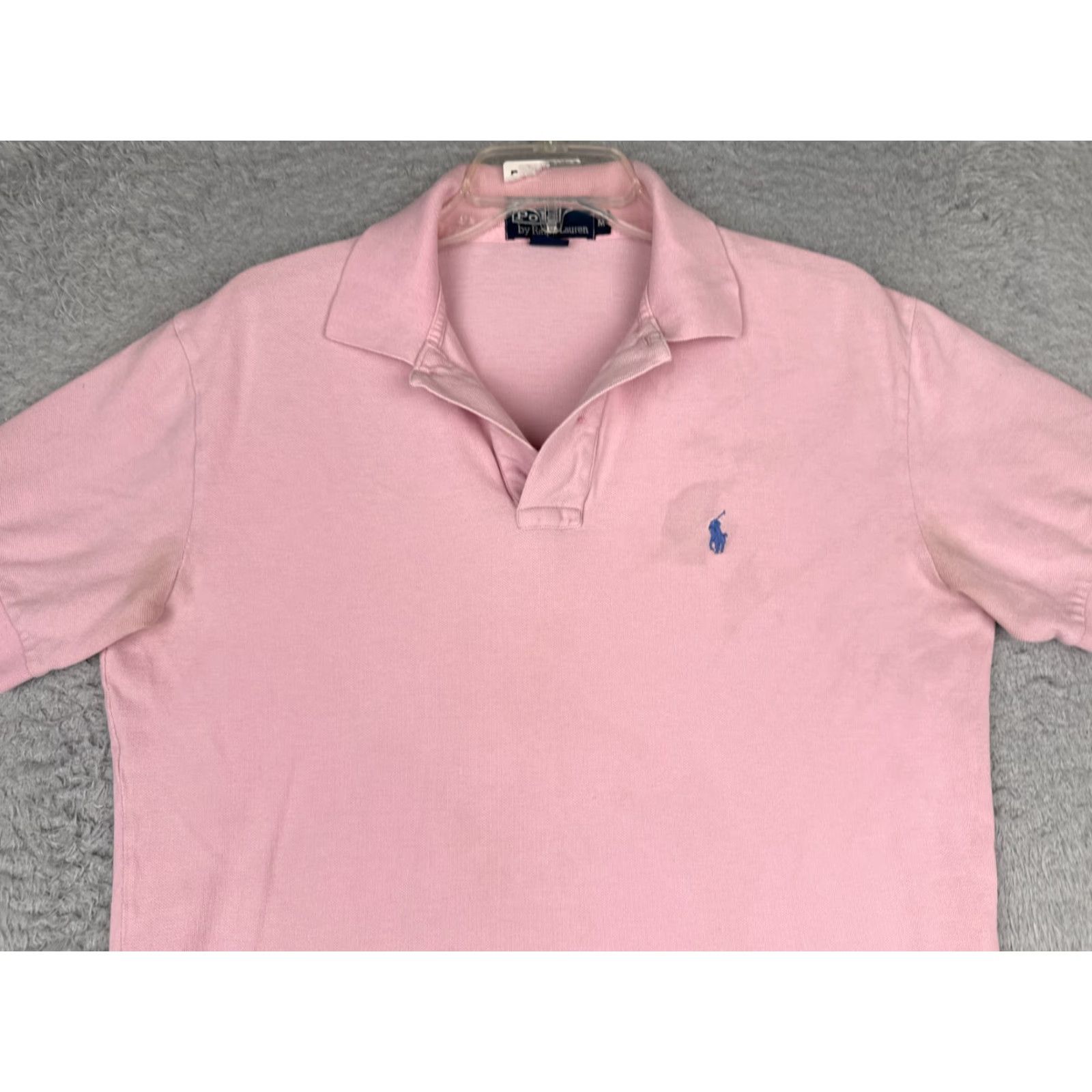 Ralph Lauren VINTAGE Ralph Lauren Polo Shirt Men M Pink Short Sleeve Pony Golf Mens Size US M / EU 48-50 / 2 - 4 Thumbnail