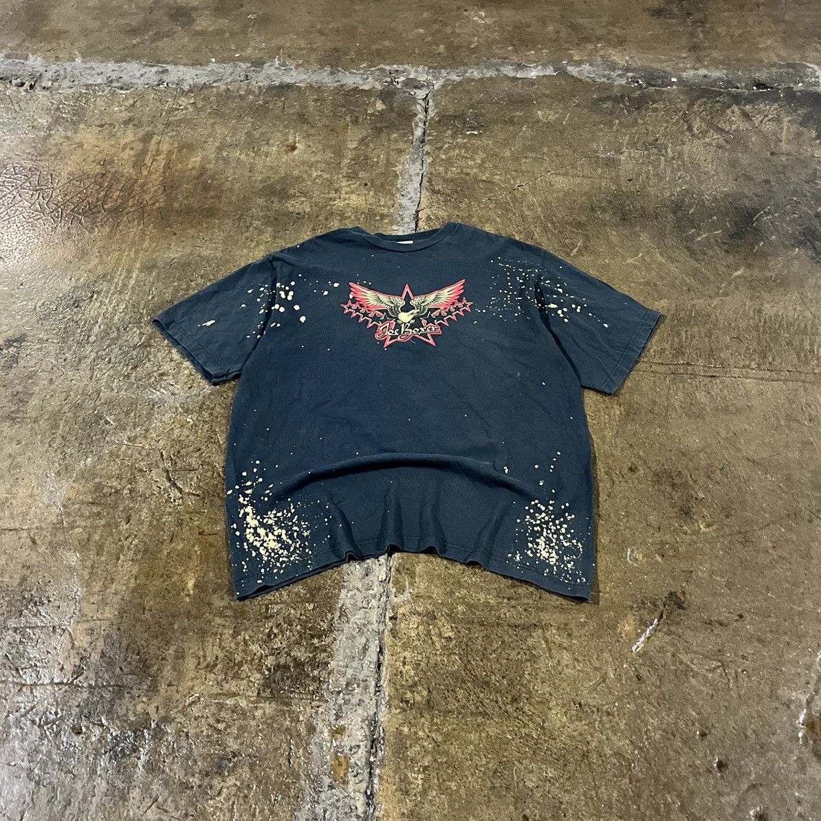 JNCO × Vintage Vintage Y2K JNCO Style Grunge Skater Wings Goth Tee Shirt Size US XL / EU 56 / 4 - 1 Thumbnail