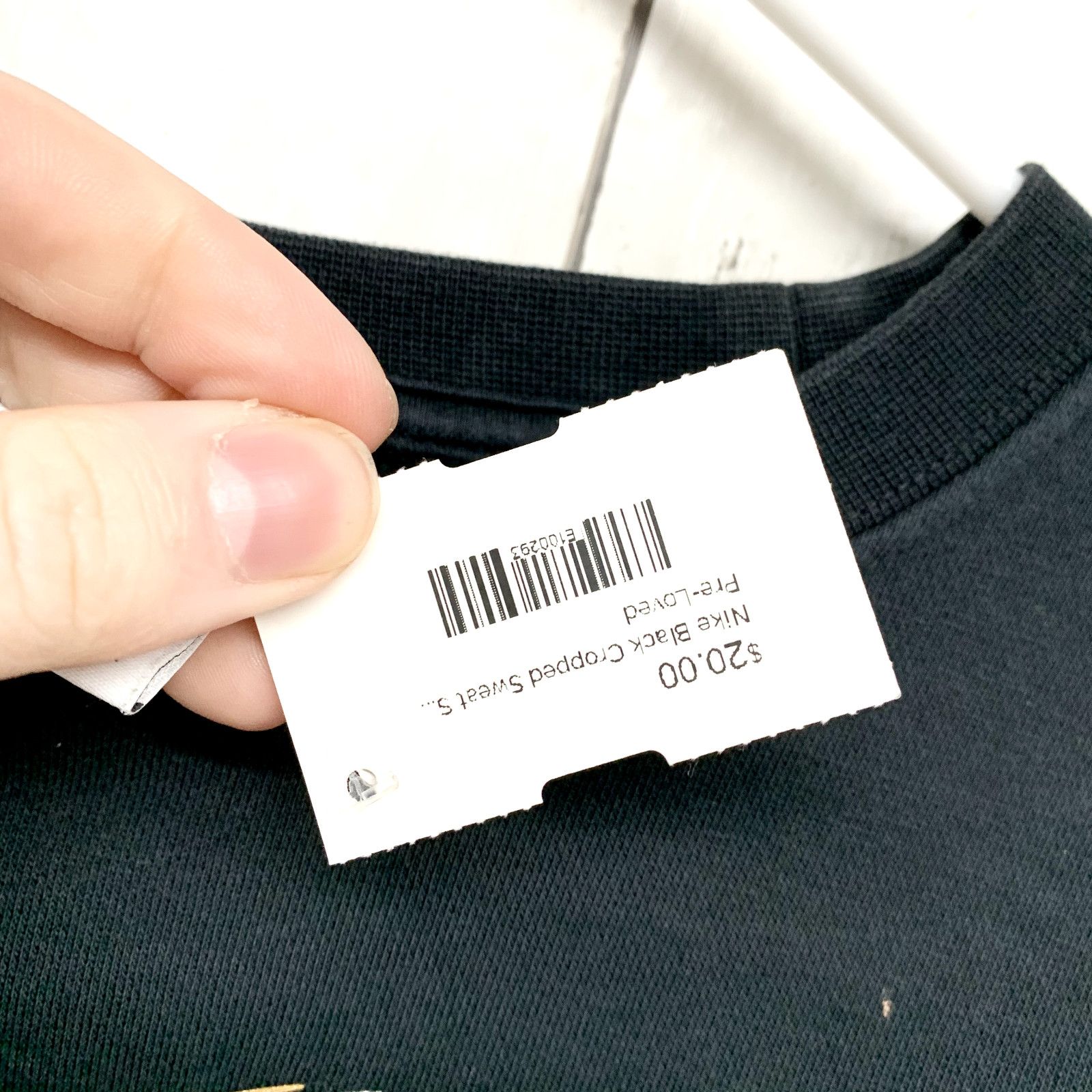 Nike Nike Sweater MD Black Long Sleeve Snatched Waisted Graphic Size M / US 6-8 / IT 42-44 - 4 Thumbnail