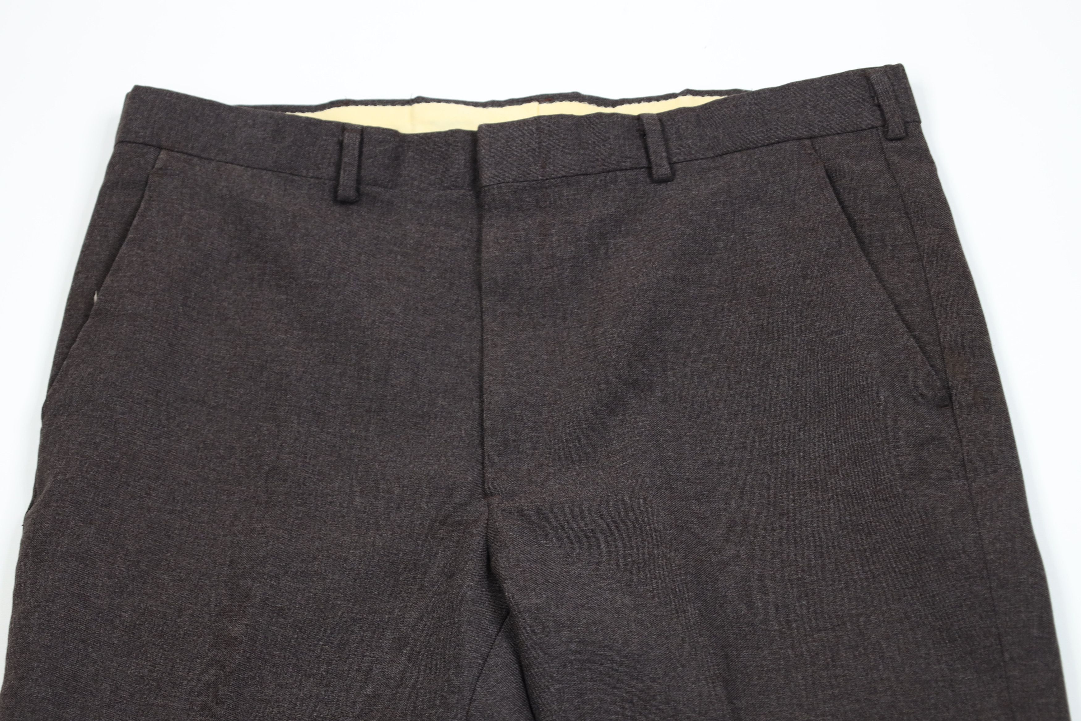 Vintage Vintage 70s Streetwear Flared Wide Leg Chino Pants Brown USA Size US 36 / EU 52 - 2 Thumbnail