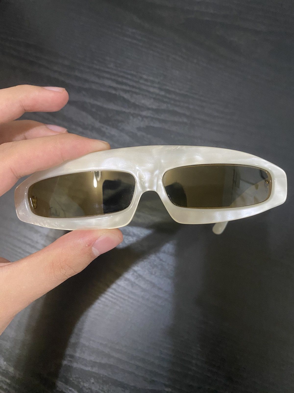 Thierry Mugler Thierry Mugler "COSMOS" Sunglasses - 1979 - Mother of Pearl Size ONE SIZE - 10 Thumbnail