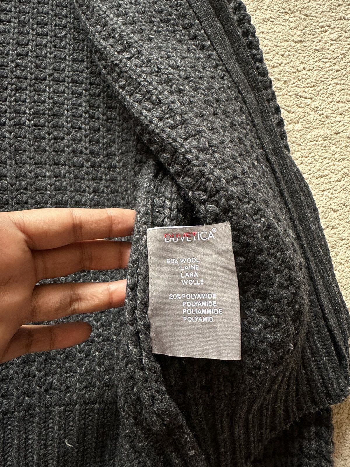 Duvetica AW11 Duvetica Heavy Hand Knit Cowichan Jacket Size US M / EU 48-50 / 2 - 11 Thumbnail