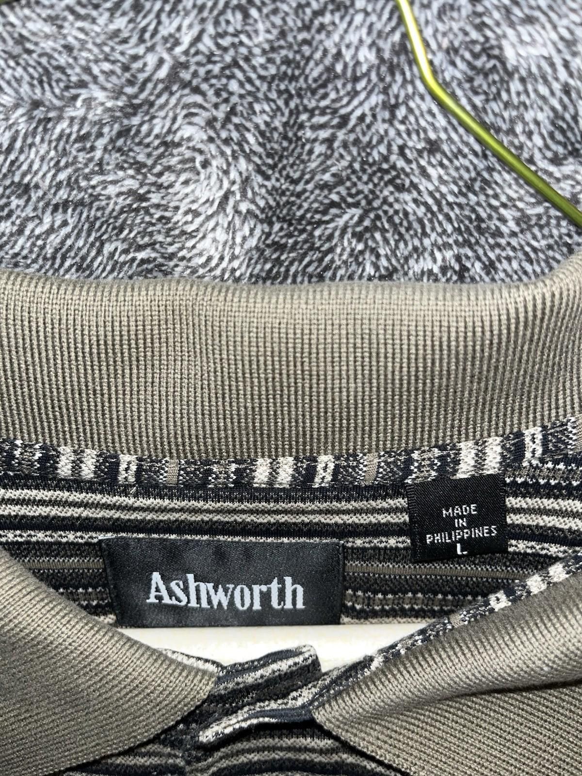 Ashworth Vintage Ashworth Striped Golf Polo - Size Large Size US L / EU 52-54 / 3 - 2 Thumbnail