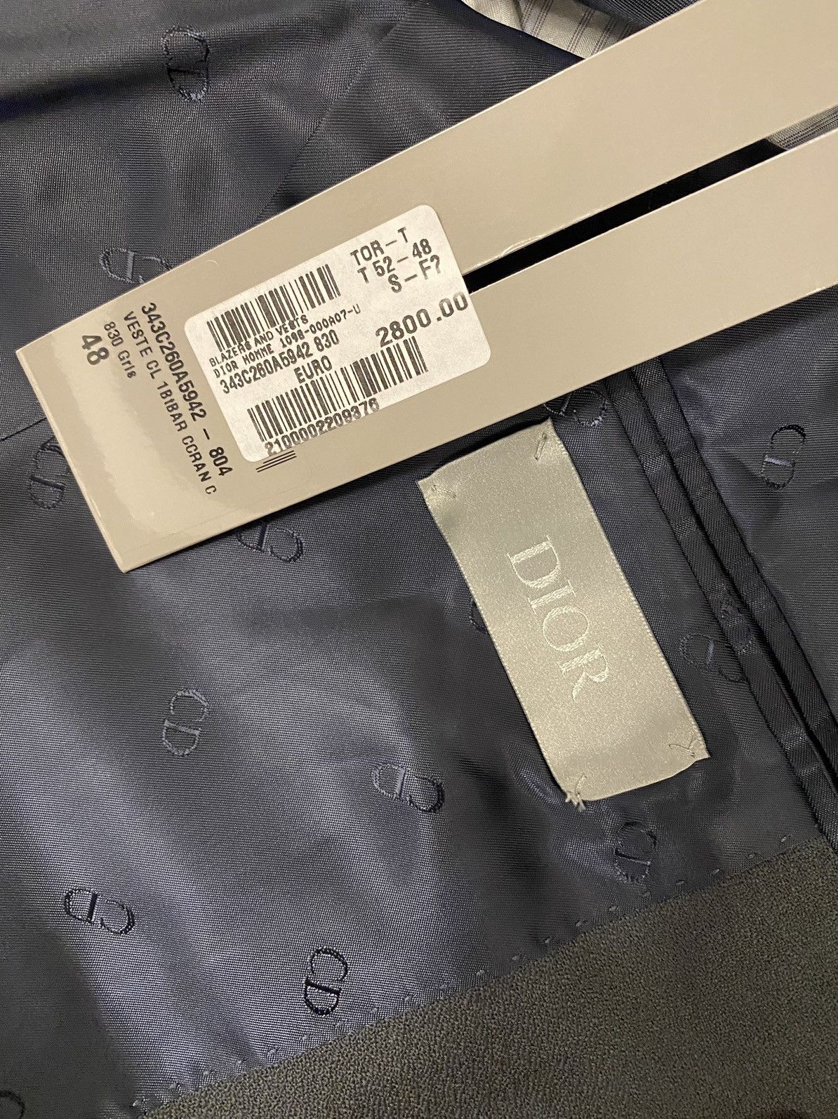 Dior Dior wool oblique tailored blazer jacket 48 Size 48R - 5 Thumbnail