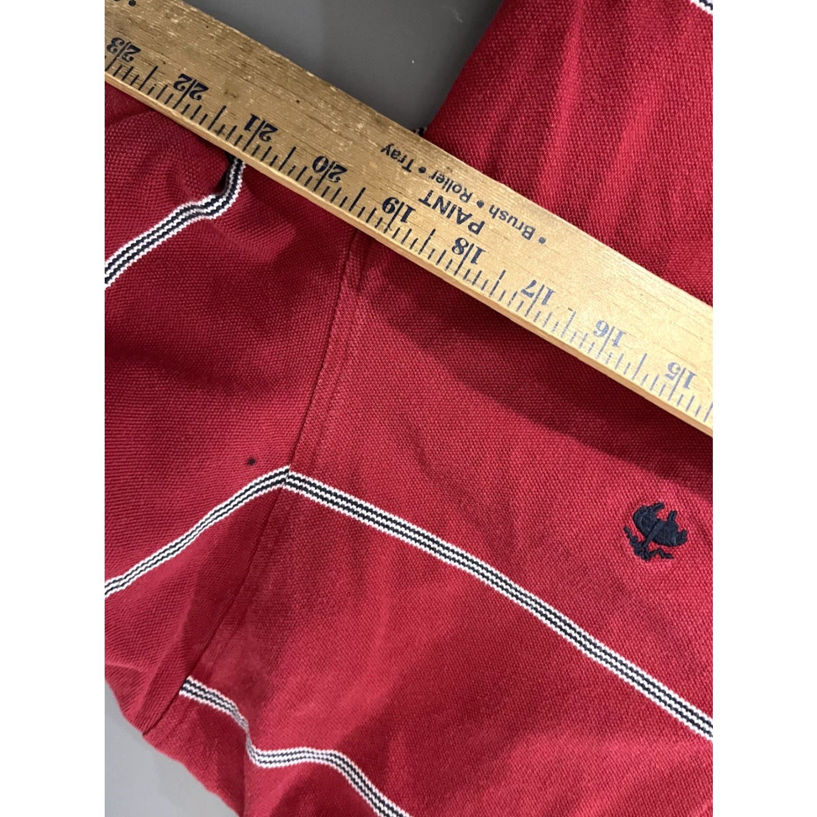 Brooks Brothers Brooks Brothers 346 Polo Shirt Mens M Red Striped Logo Polo Shirt Size US M / EU 48-50 / 2 - 5 Thumbnail