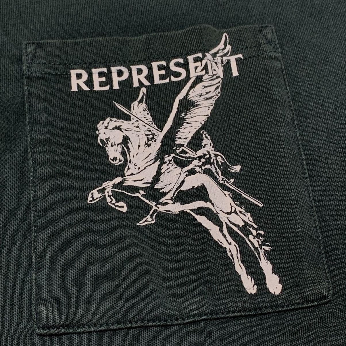 Represent Clo. Represent Small Mascot Green Pocket Tee Size US S / EU 44-46 / 1 - 6 Thumbnail
