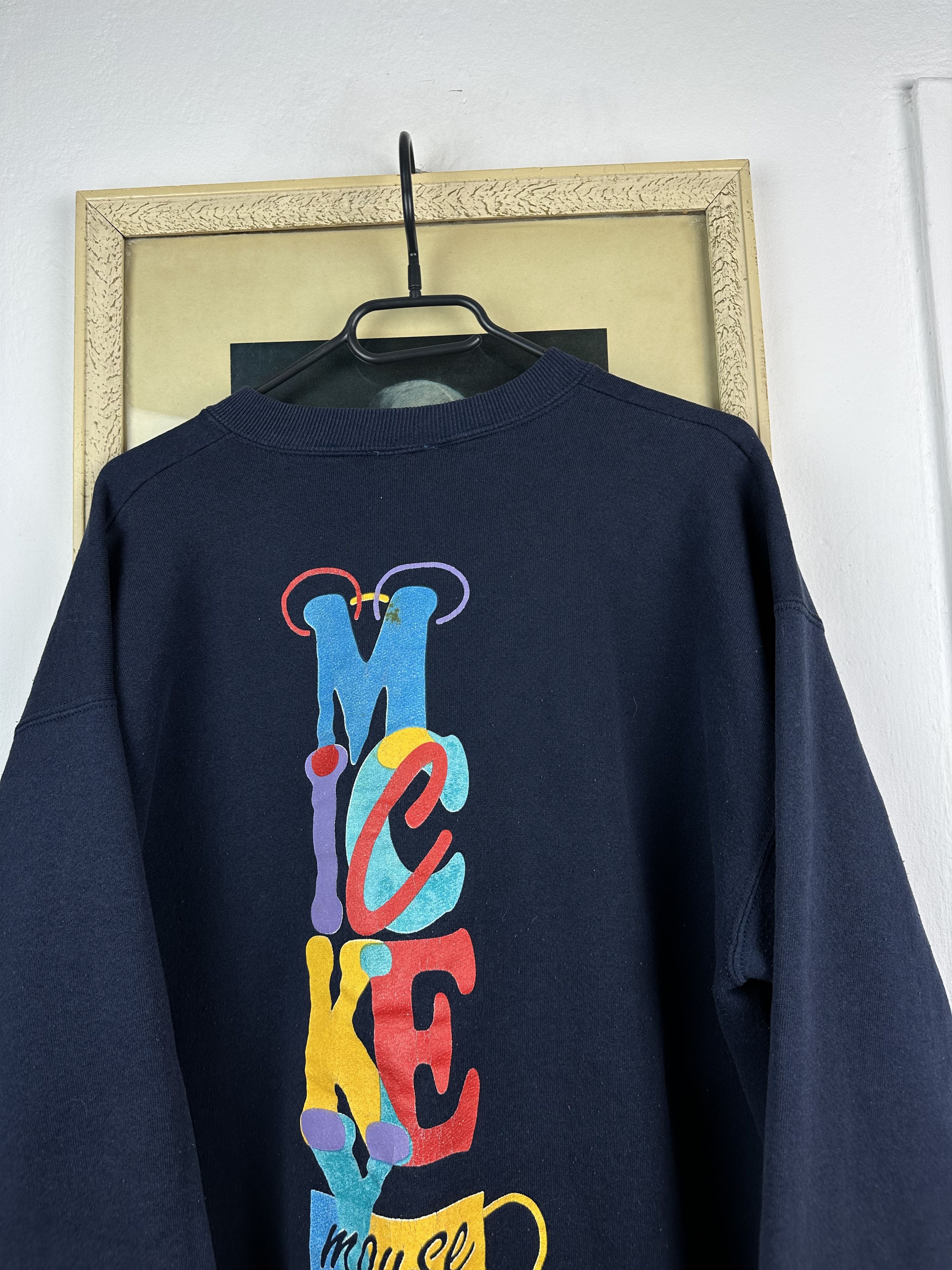Cartoon Network × Disney × Vintage Vintage Disney Sweatshirt Mickey Mouse Cartoon Rare Size US XL / EU 56 / 4 - 8 Thumbnail