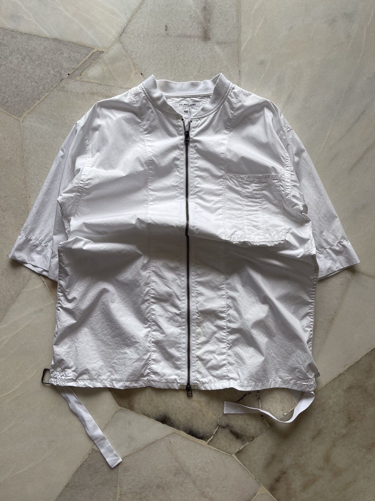 Helmut Lang Helmut Lang Bondage Zipper Shirt Size US L / EU 52-54 / 3 - 3 Thumbnail