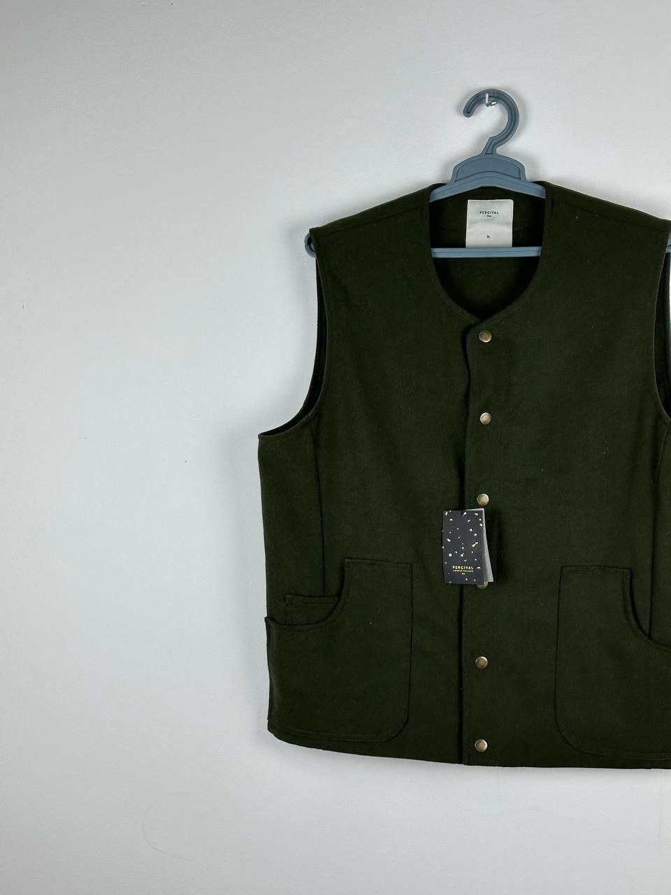 Percival Military Percival New Wool Casual Vest Size XL Size US XL / EU 56 / 4 - 2 Thumbnail