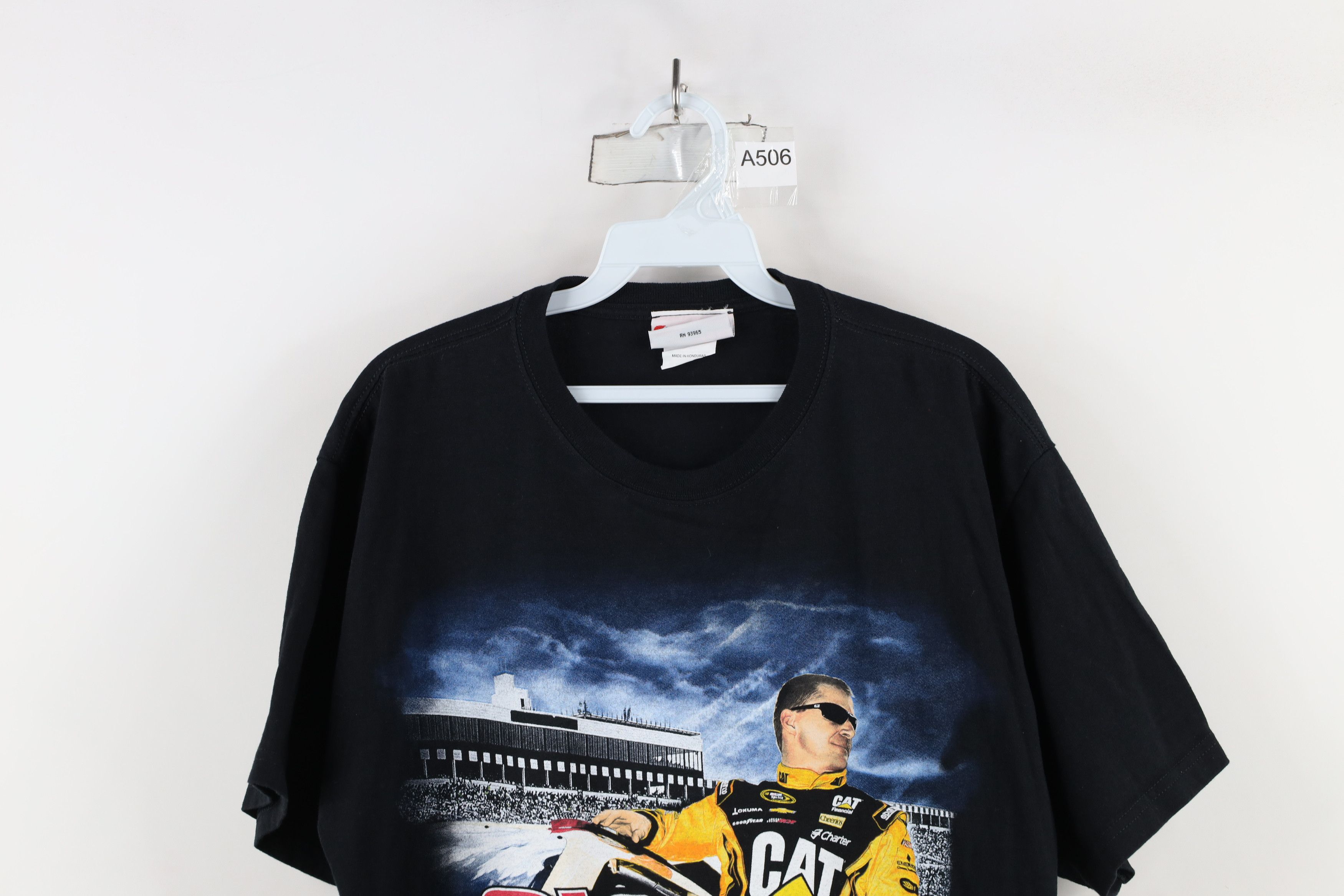 Vintage Vintage NASCAR Over Print Jeff Burton Racing T-Shirt Black Size US L / EU 52-54 / 3 - 2 Thumbnail