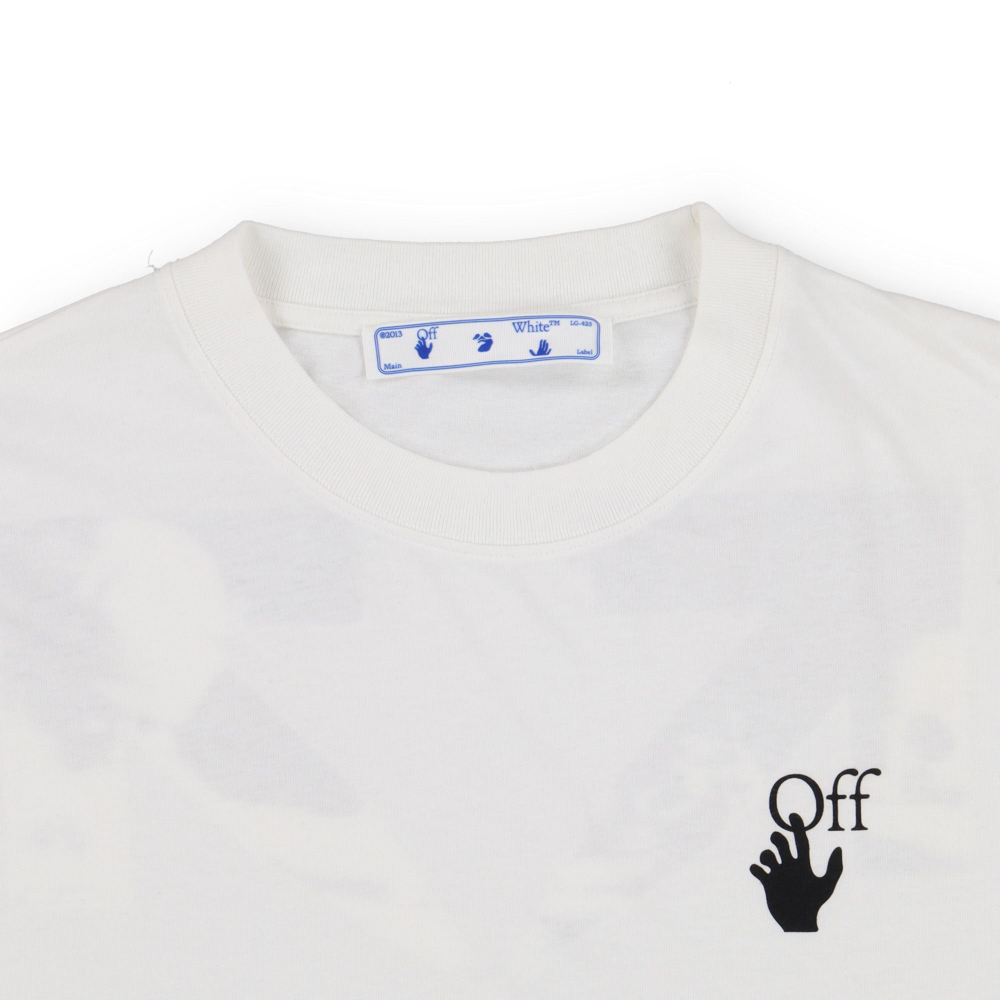 Off-White White Caravaggio Arrows Oversized Skate T-Shirt Size US XL / EU 56 / 4 - 6 Thumbnail