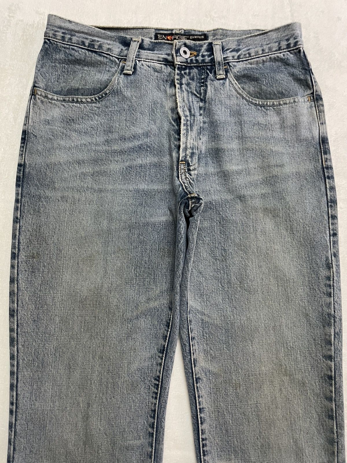 Energie Vintage Energie Japanese Brand Boot Cut Faded Denim Jeans Size US 30 / EU 46 - 2 Thumbnail