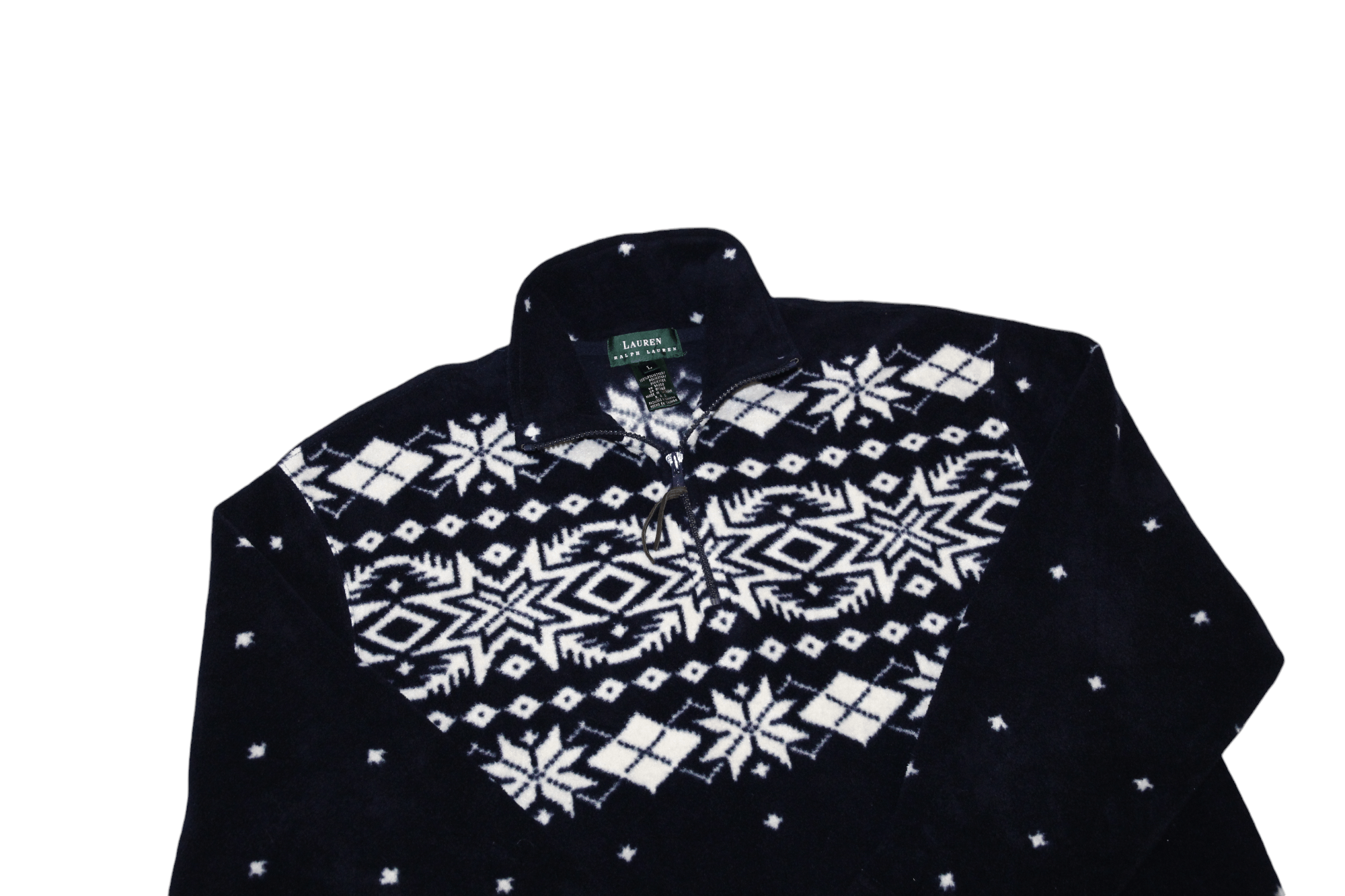 Lauren Ralph Lauren VTG Lauren Ralph Lauren 1/4 Zip Southwestern Patterns Fleece Size US L / EU 52-54 / 3 - 4 Thumbnail