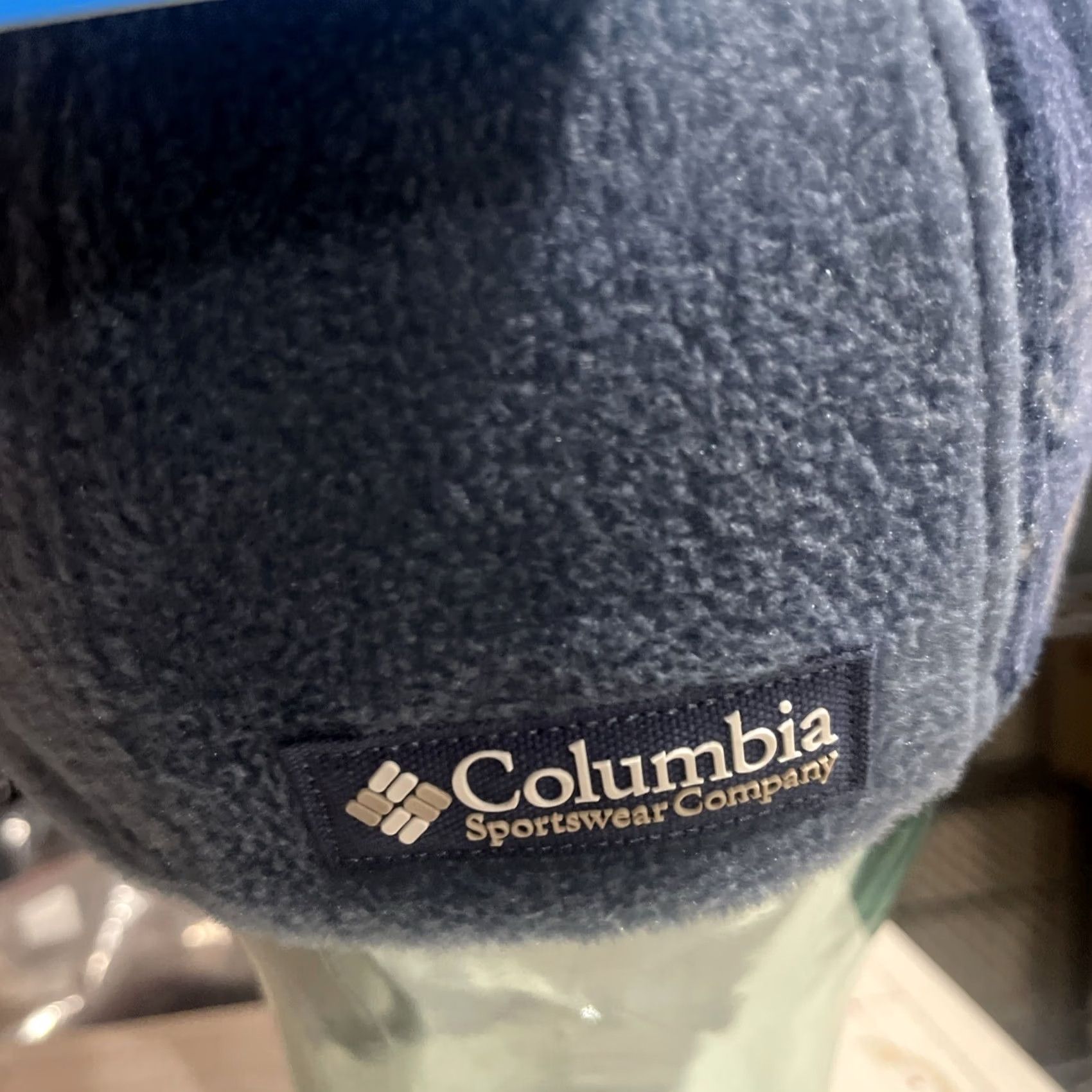 Vintage Columbia Hat Cap Adult S/M Fleece Flexfit Outdoor Mens Winter Blue Hat Cap Size US S / EU 44-46 / 1 - 5 Thumbnail