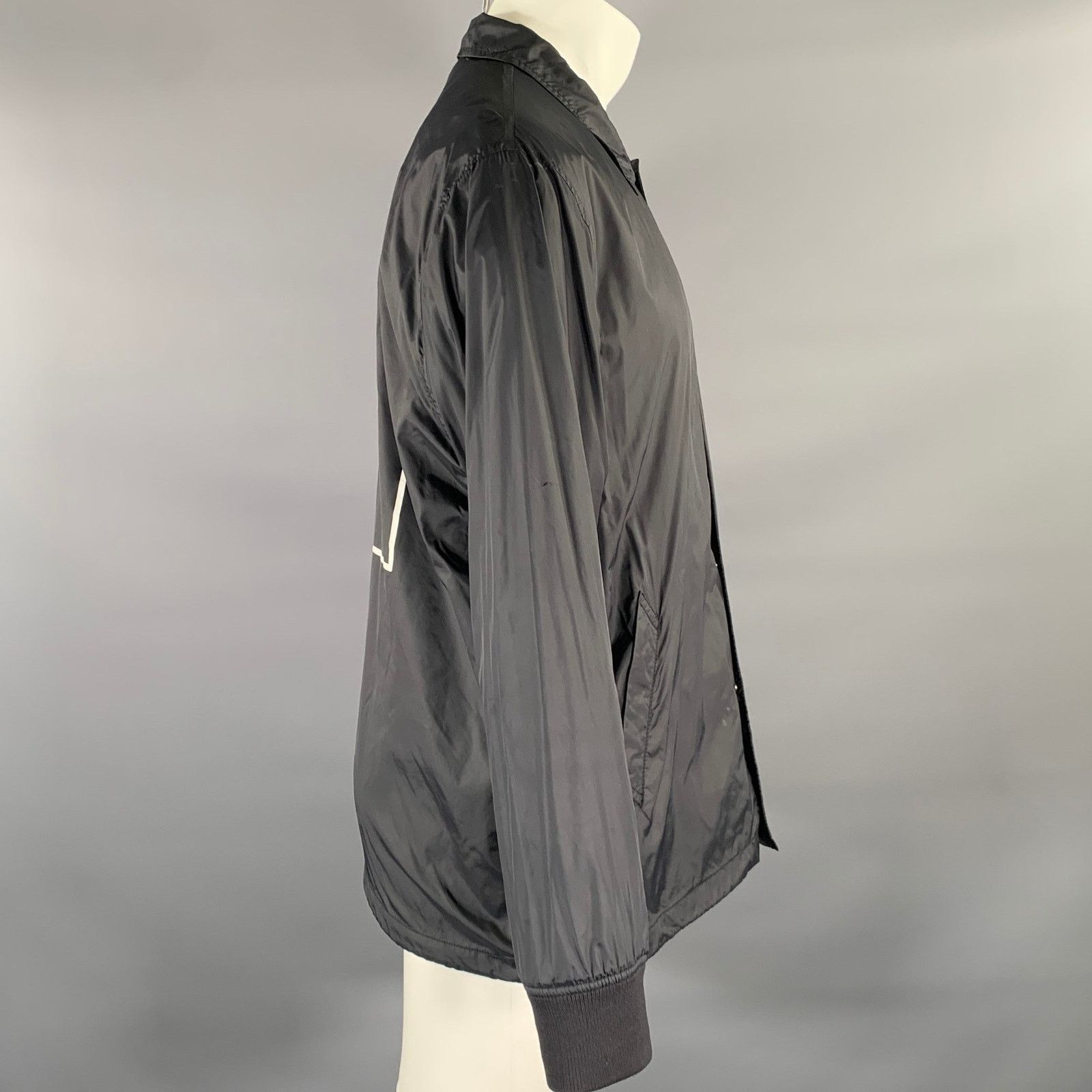 Opening Ceremony OPENING CEREMONY Size M Black Nylon Windbreaker Jacket Size US M / EU 48-50 / 2 - 3 Thumbnail