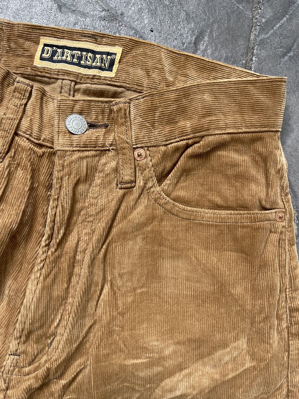 Studio D'Artisan JAPAN MADE Studio D’artisan X Japan Blue Jeans Corduroy Size US 26 / EU 42 - 8 Thumbnail
