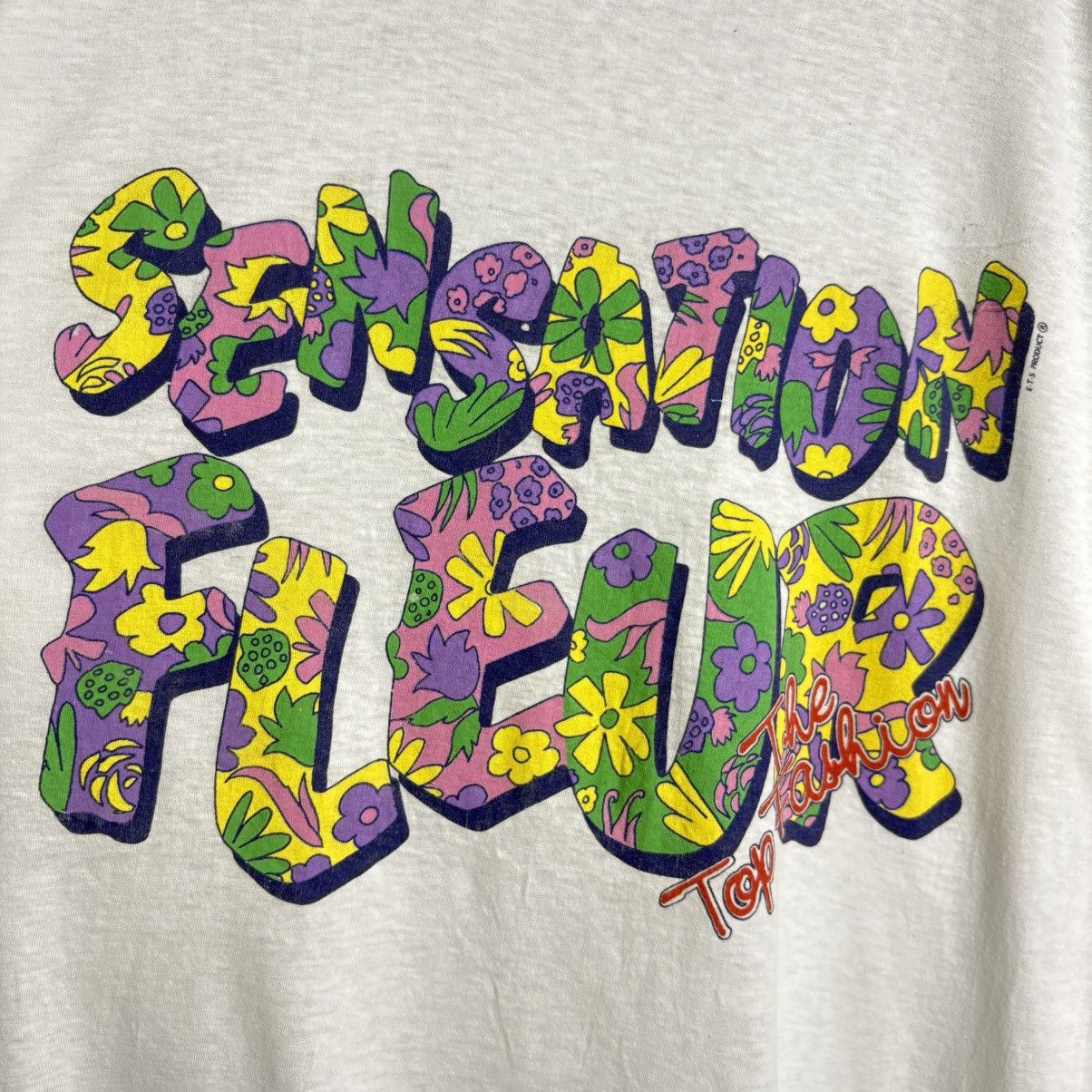 Vintage Vintage 90s Sensation Fluer Single Stitch Graphic T-Shirt Size US XL / EU 56 / 4 - 2 Thumbnail