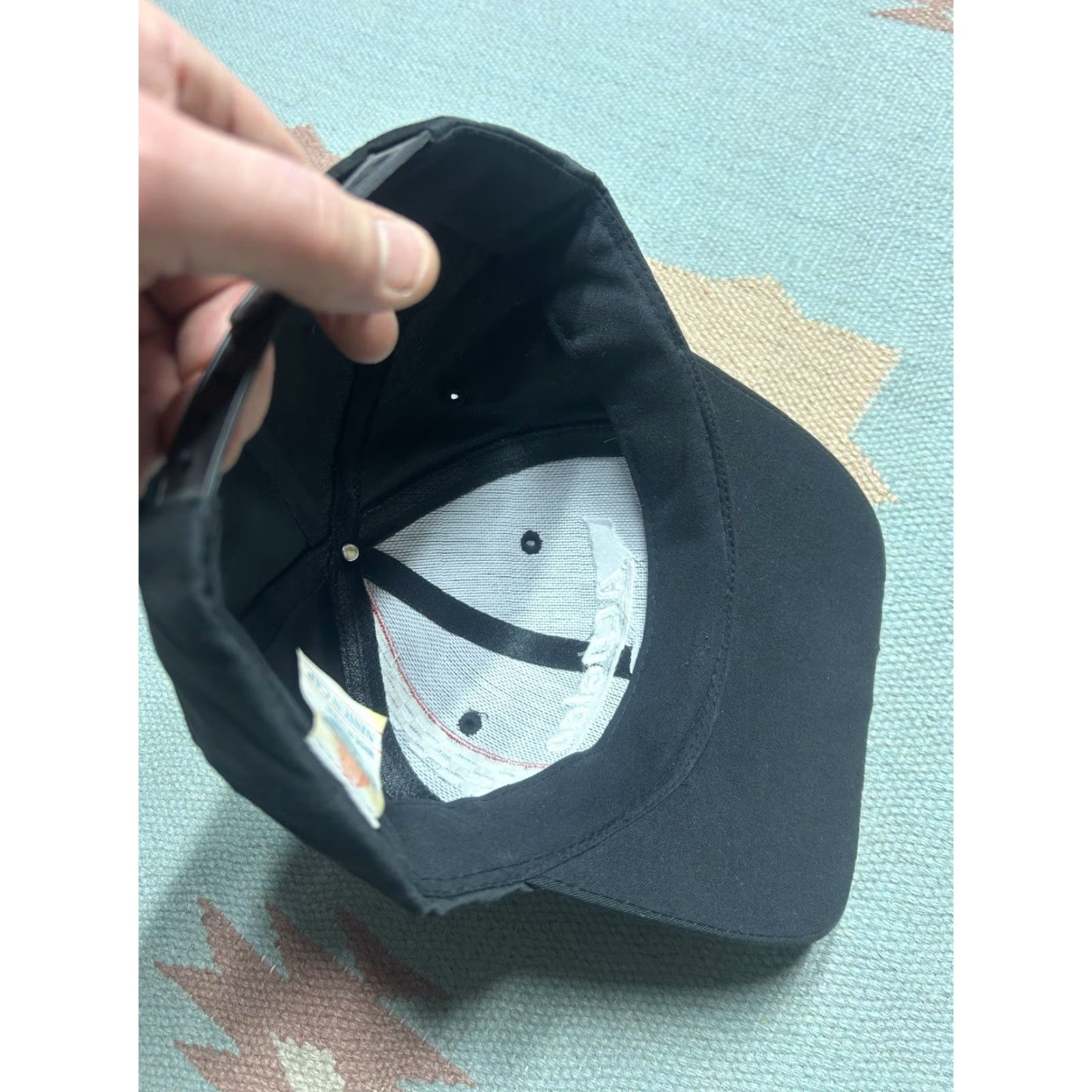 Vintage VINTAGE SnapBack Hat Cap AC Delco Universal Lift Parts Racing Checkered Black Adjustable Black Men Mens Cap Size ONE SIZE - 6 Thumbnail