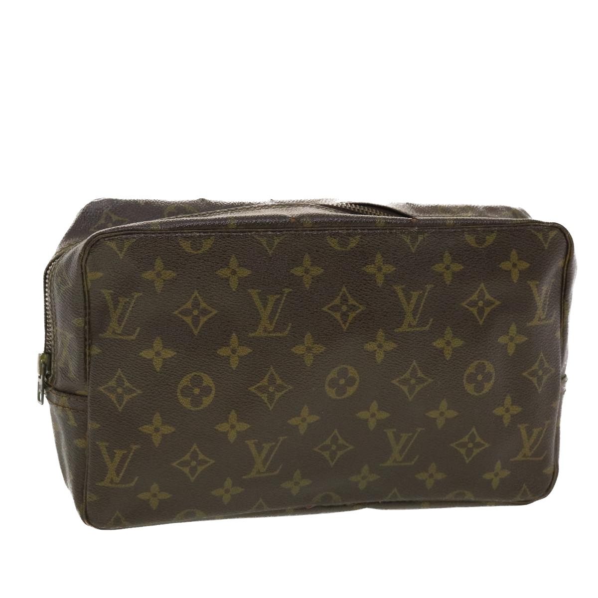 Louis Vuitton Monogram Trousse Toilette 28 Clutch Bag M47522 LV