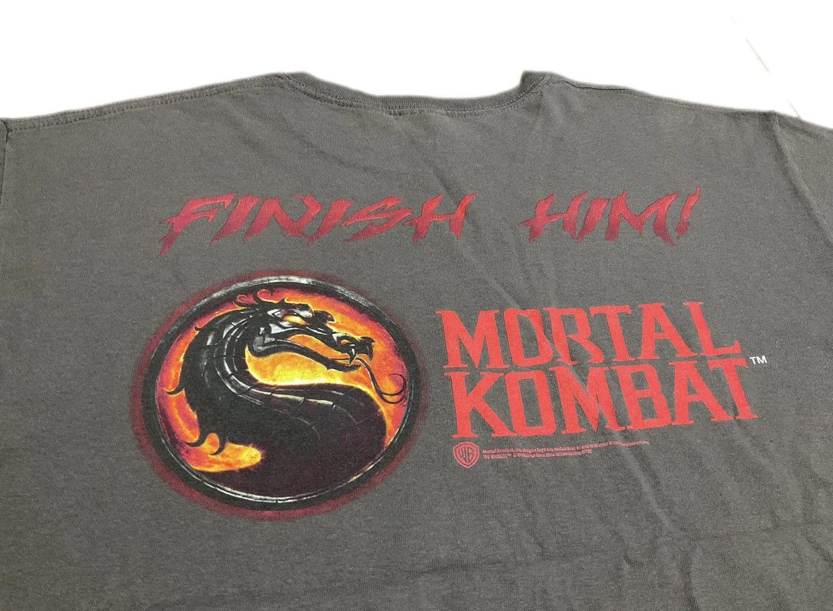 Playstation × Vintage 🔥Y2K Vintage Mortal Kombat Shirt Fatality Finish Him Size US L / EU 52-54 / 3 - 6 Thumbnail