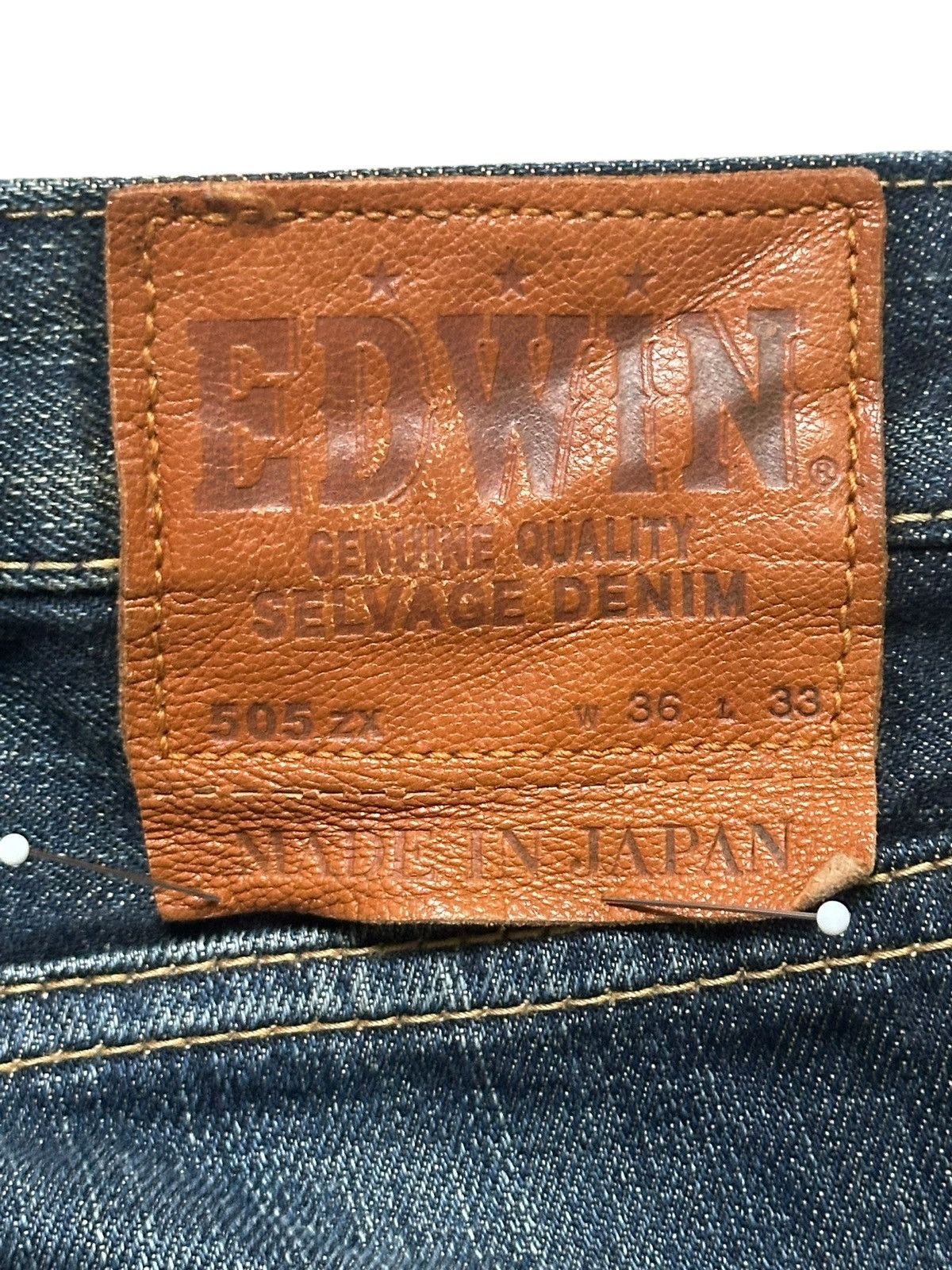 Edwin Edwin 505Z Vtg Selvage Denim Japan Jeans Straight and Faded Size US 32 / EU 48 - 11 Thumbnail
