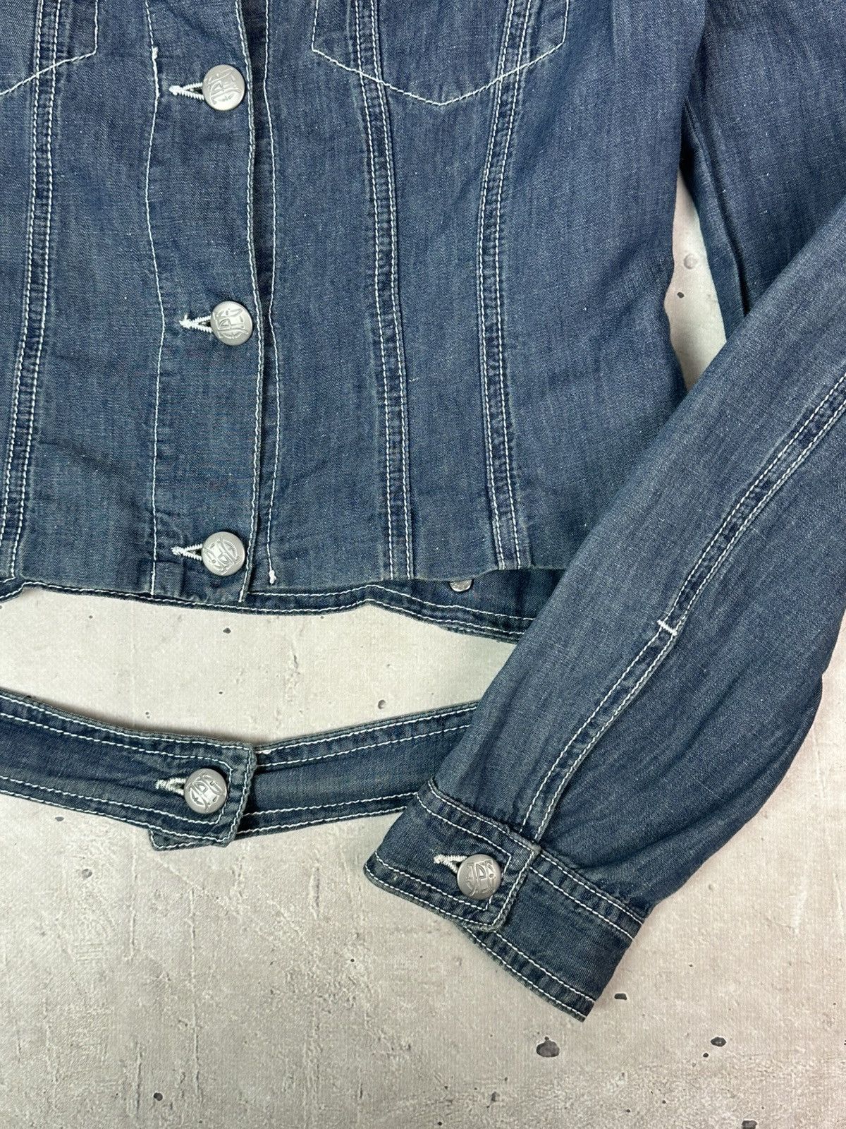Jean Paul Gaultier Vintage JPG Jean Paul Gaultier Blue Denim Light Jacket Size M / US 6-8 / IT 42-44 - 8 Thumbnail