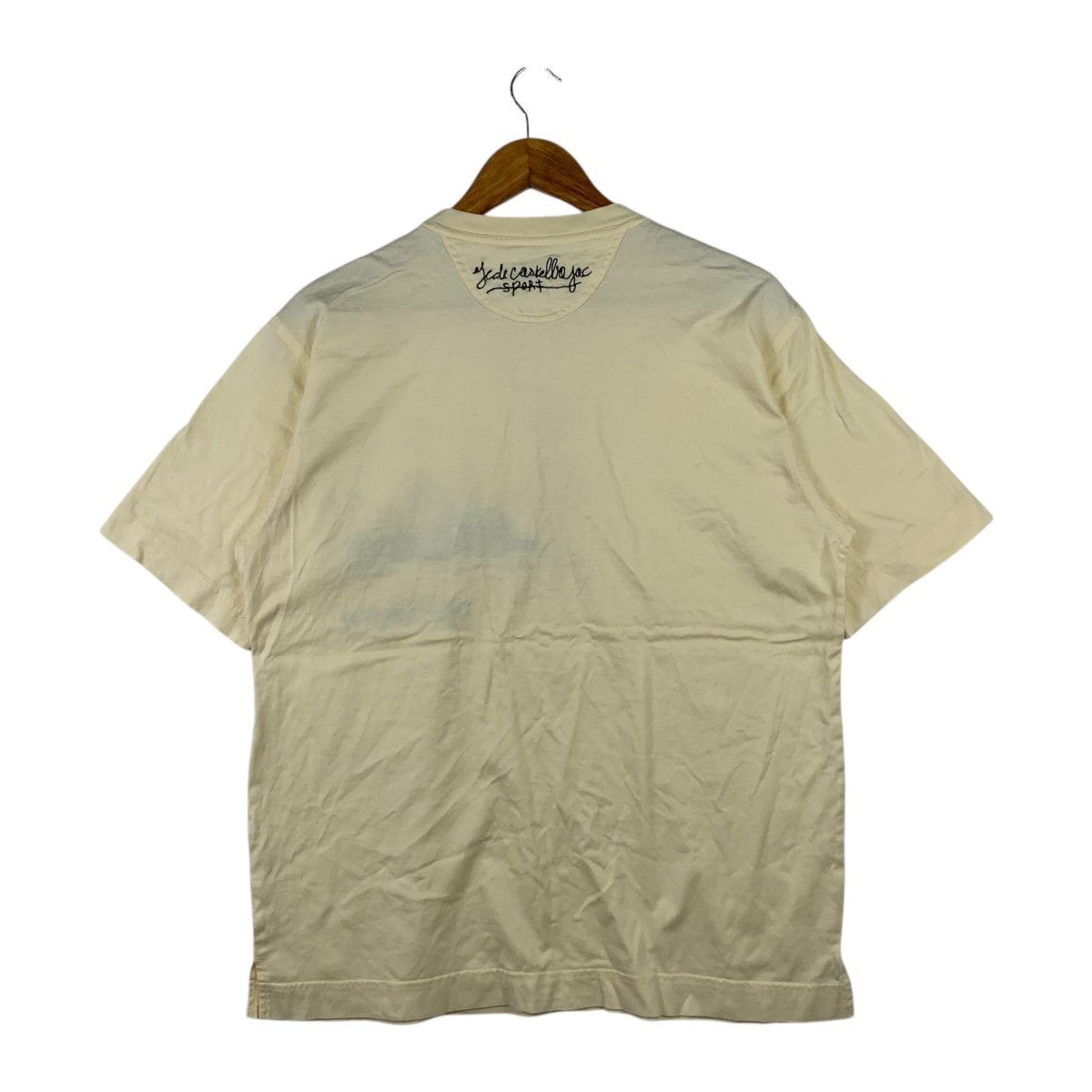 Jean Jean Charles De Castelbajac Sport Casualwear BigLogo T-Shirt Size US M / EU 48-50 / 2 - 2 Thumbnail
