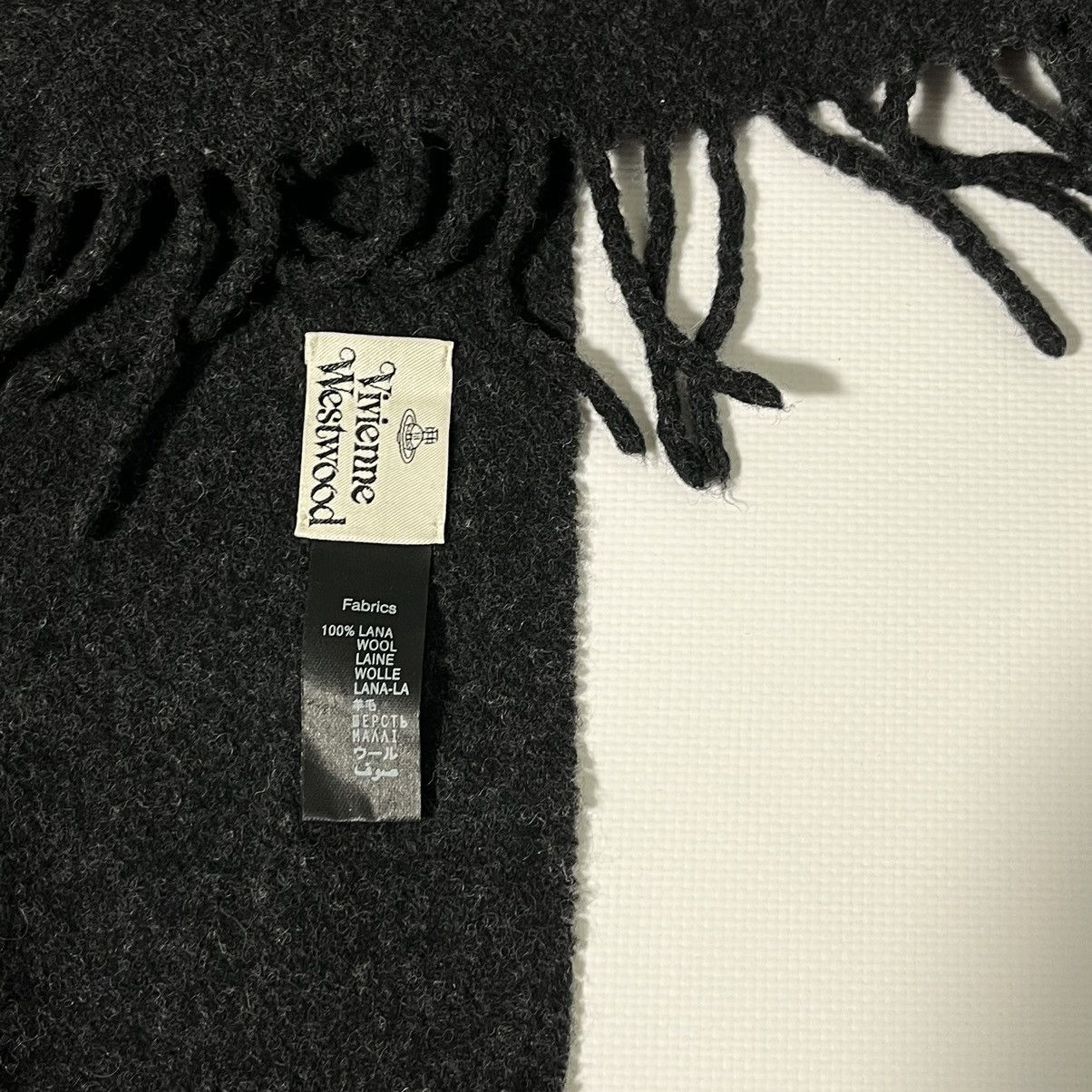 Vintage × Vivienne Westwood Vivienne Westwood Vintage Wool Scarf Size ONE SIZE - 4 Thumbnail