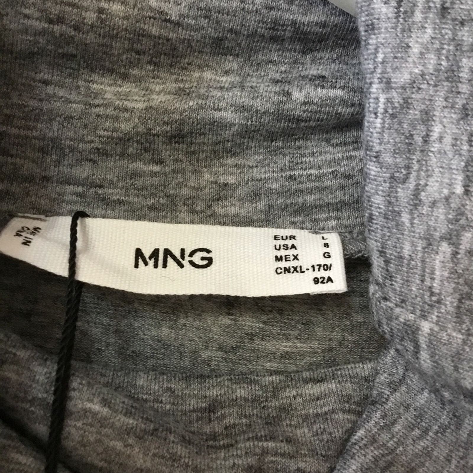 Mango MNG Gray Oversized Turtleneck Dress Size M / US 6-8 / IT 42-44 - 3 Thumbnail