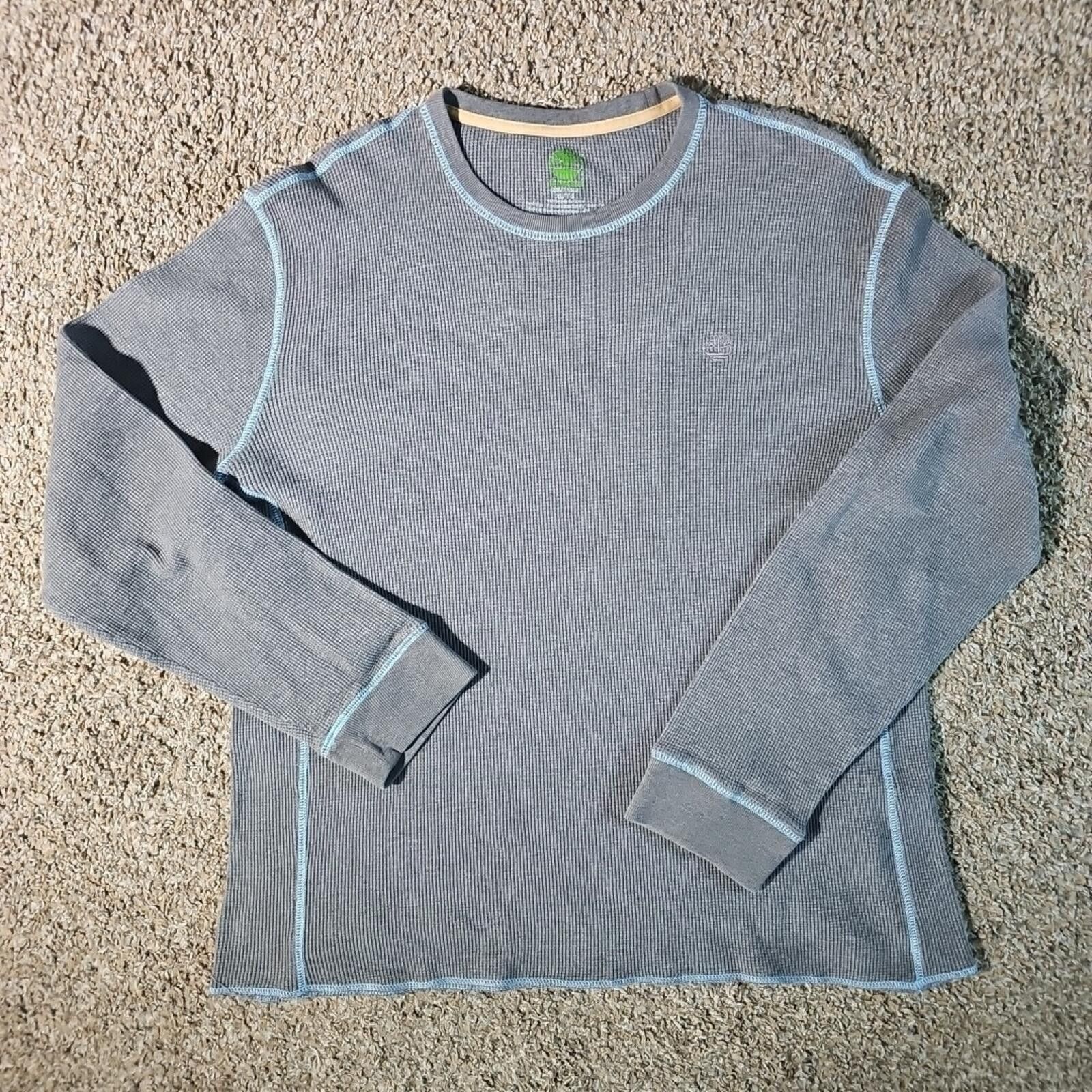 Timberland Timberland XL Waffle Thermal Long Sleeve Shirt Size US XL / EU 56 / 4 - 1 Thumbnail