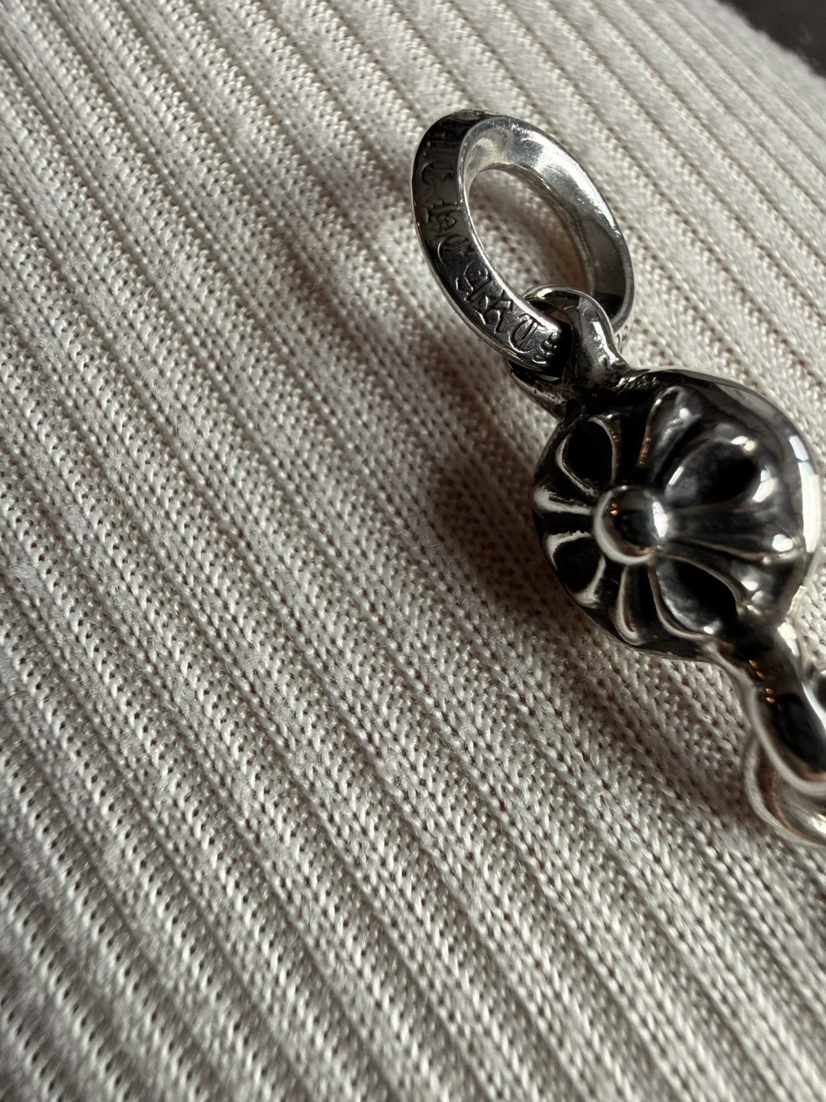 Chrome Hearts Chrome Hearts 1 Ball Tiny CH Cross Pendant + Ball Chain Size ONE SIZE - 5 Thumbnail