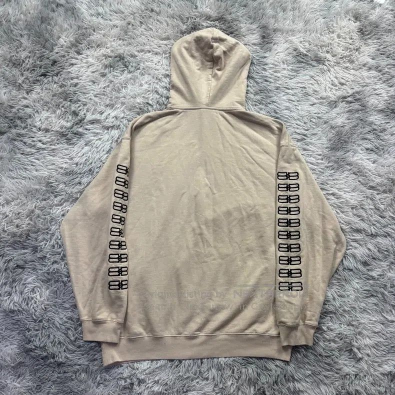 Balenciaga Balenciaga All-over Printed Embroidered Hoodie Size US M / EU 48-50 / 2 - 5 Thumbnail