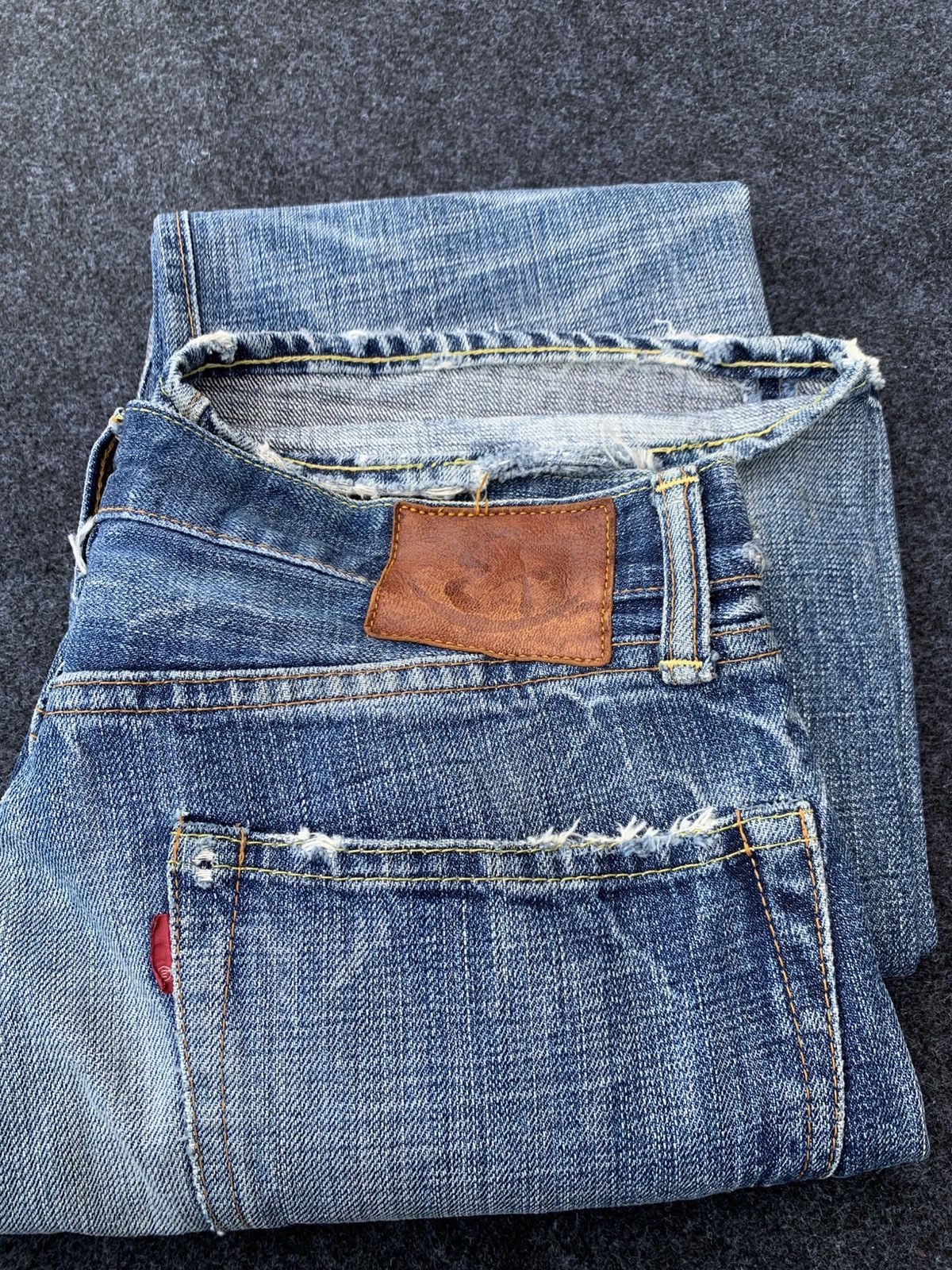 Eternal Eternal Flare Jeans Japan Made – Distressed Vintage Look Size US 32 / EU 48 - 16 Thumbnail