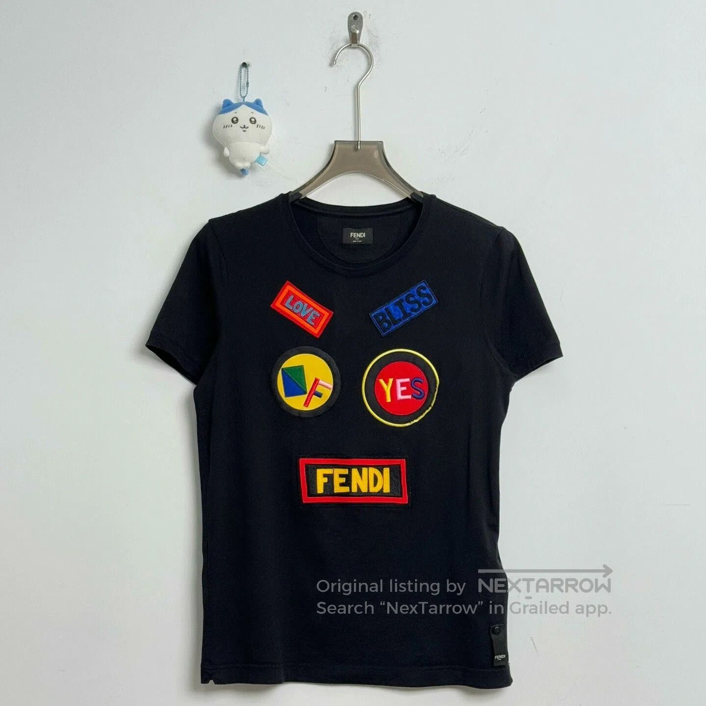 Fendi Fendi Embroidered Logo Short Sleeve Top. Size US S / EU 44-46 / 1 - 1 Thumbnail