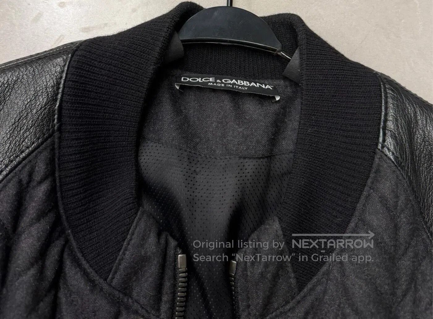 Japanese Brand Dolce & Gabbana Lambskin Patchwork Leather Jacket. Size US S / EU 44-46 / 1 - 4 Thumbnail