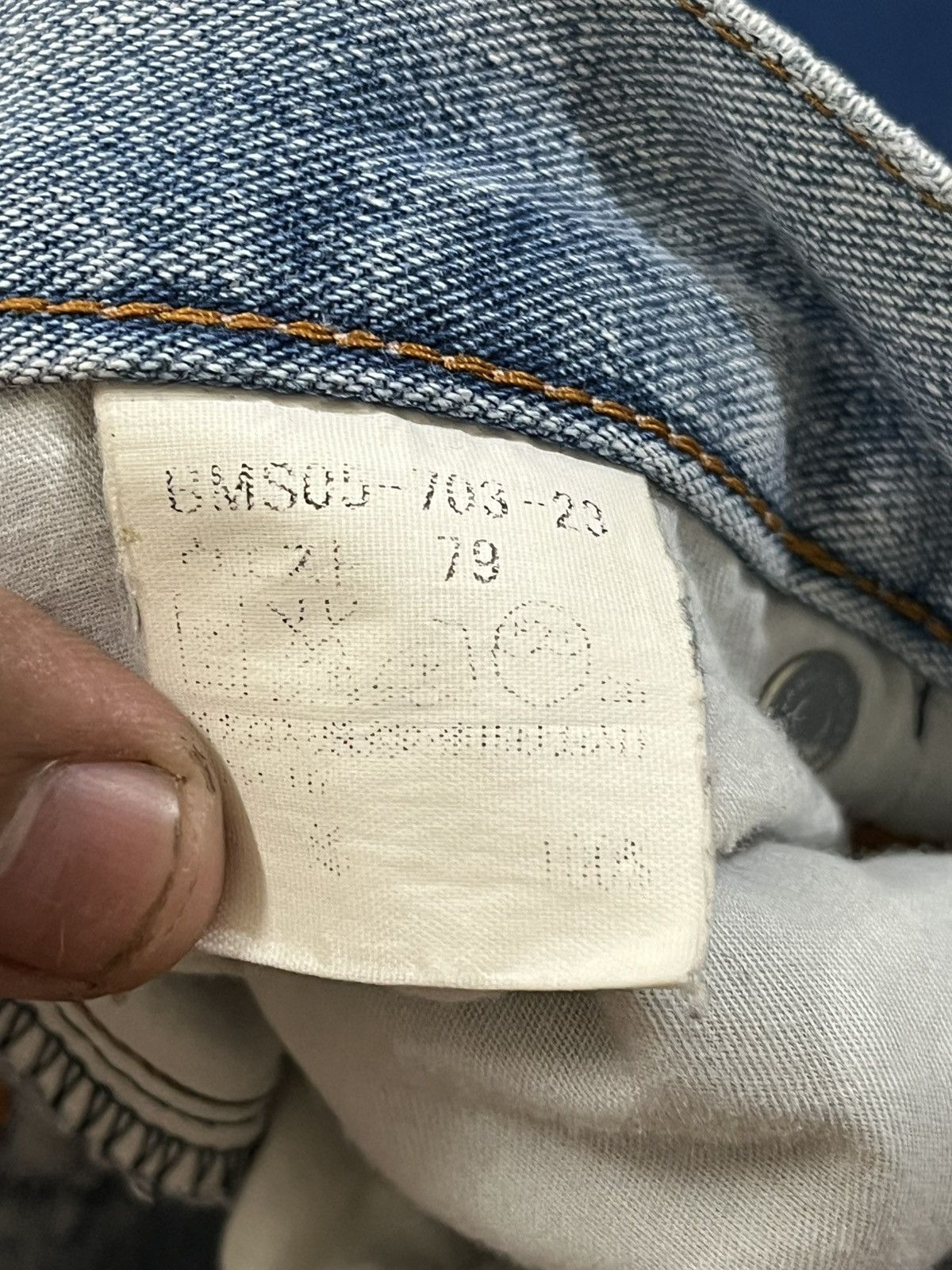 Burberry Vintage Burberry Faded Distressed Denim Size US 32 / EU 48 - 9 Thumbnail