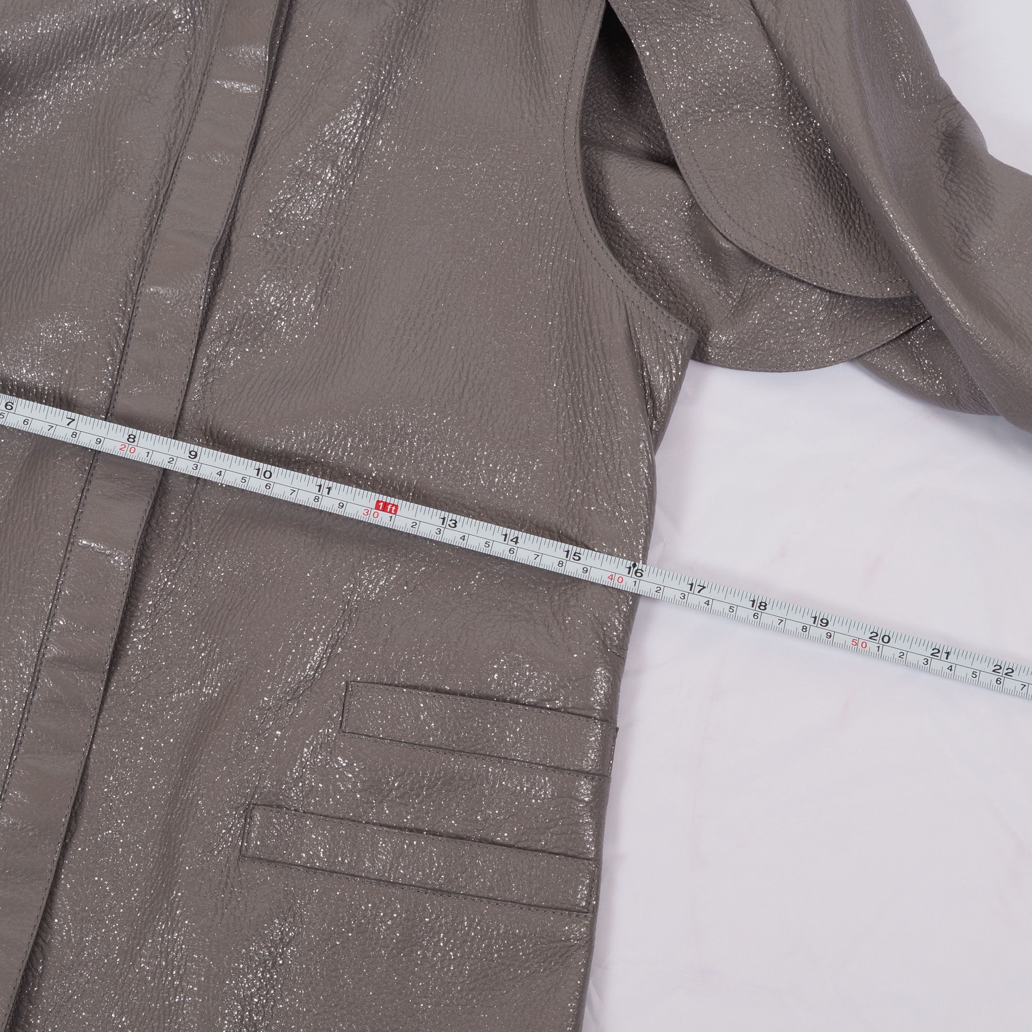 Gucci Gucci Vintage Patent Leather Convertible Modular Jacket Size M / US 6-8 / IT 42-44 - 16 Thumbnail