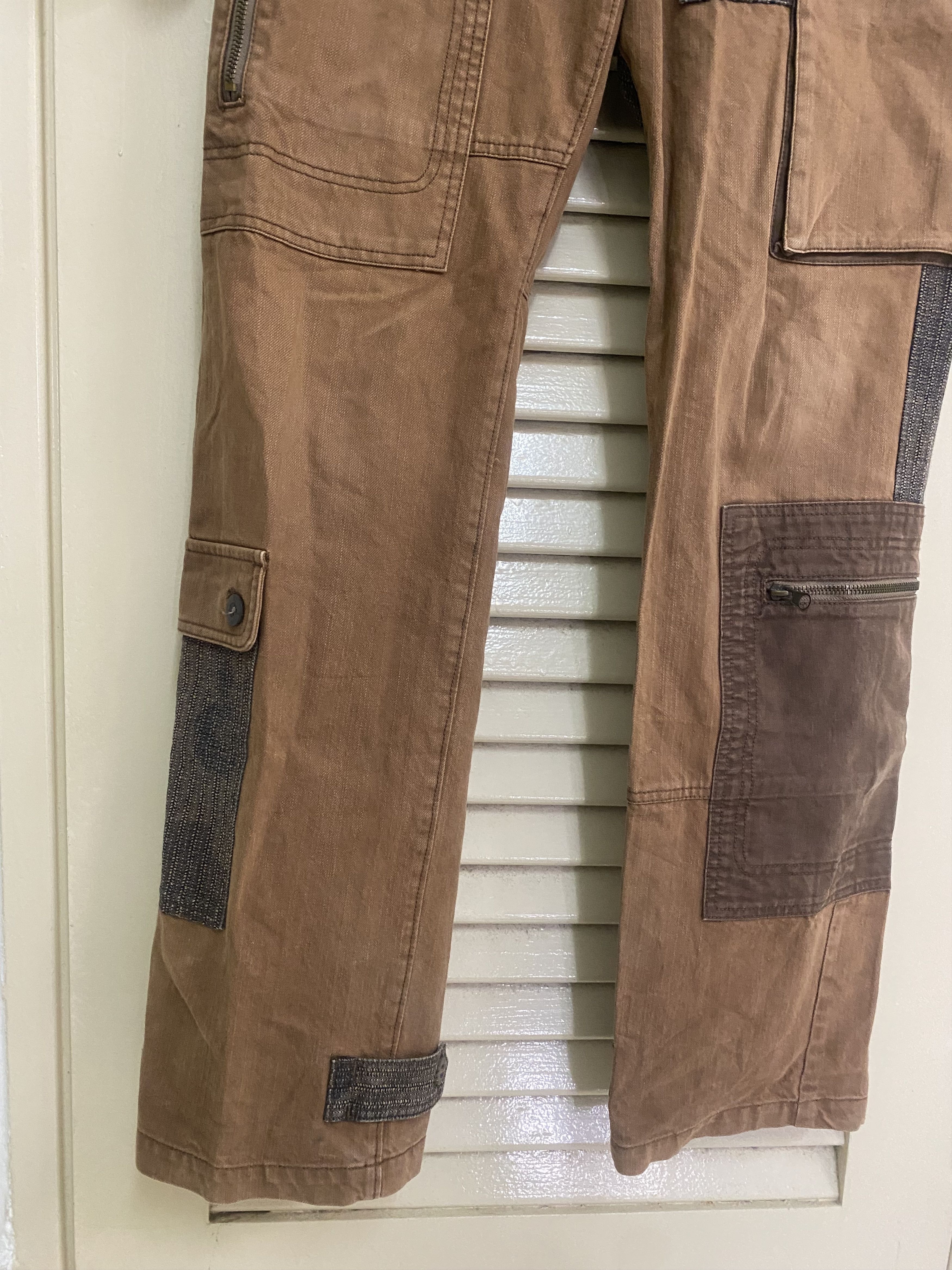 If Six Was Nine 291295 Homme Cargo Multipocket Jeans Size US 31 - 3 Thumbnail