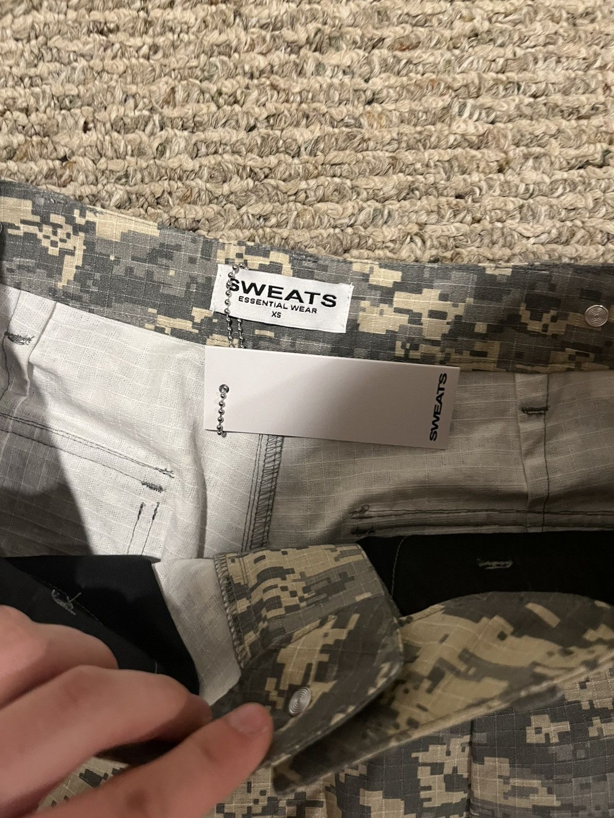 Designer Sweats collective military camo cargo pants Size US 28 / EU 44 - 2 Thumbnail