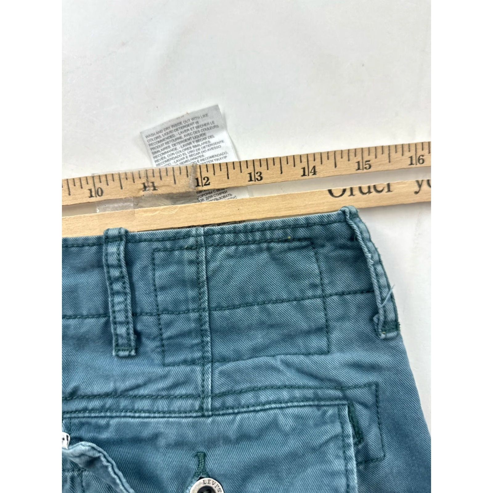 Levi's VINTAGE Levi’s Pants Men 29x32 Blue Flap Pockets Khakis Straight Adult Men Size US 29 - 6 Thumbnail