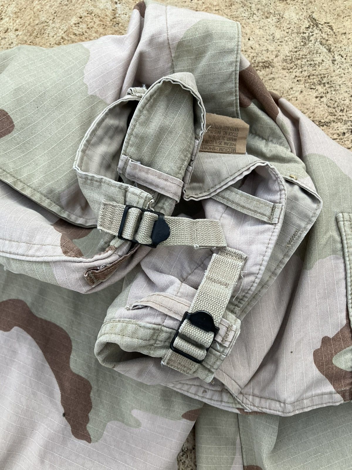 Designer custom shorts Vintage desert camouflage military pants 1990’ Size US 34 / EU 50 - 7 Thumbnail