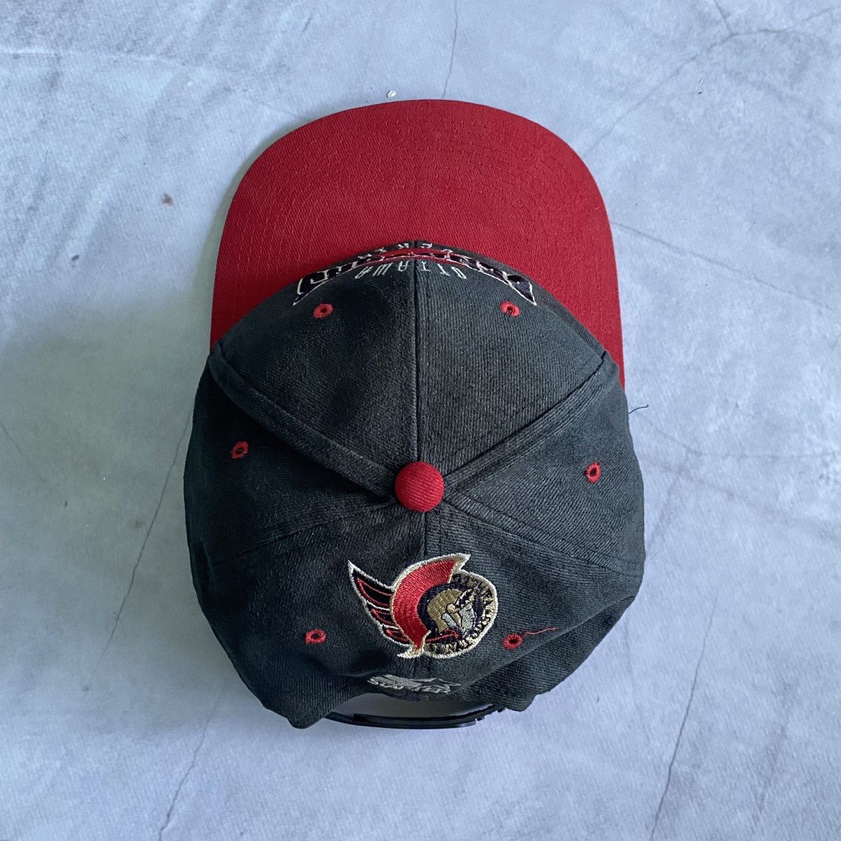 NHL × Vintage Vintage 90s Ottawa Senators Starter Made In Korea NHL Cap Size ONE SIZE - 3 Thumbnail