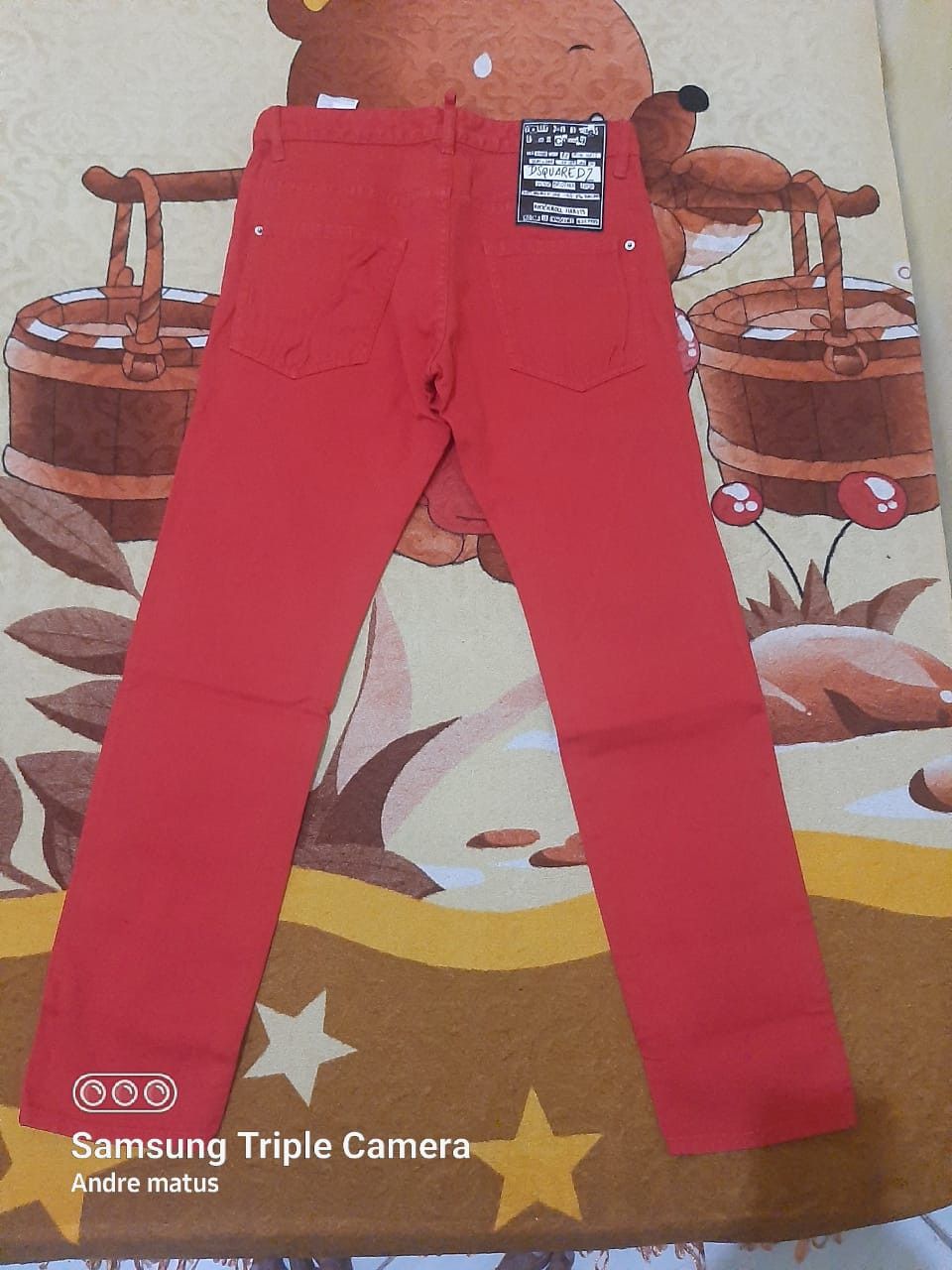Dsquared2 Dsquared red ripped jeans Size US 30 / EU 46 - 1 Thumbnail
