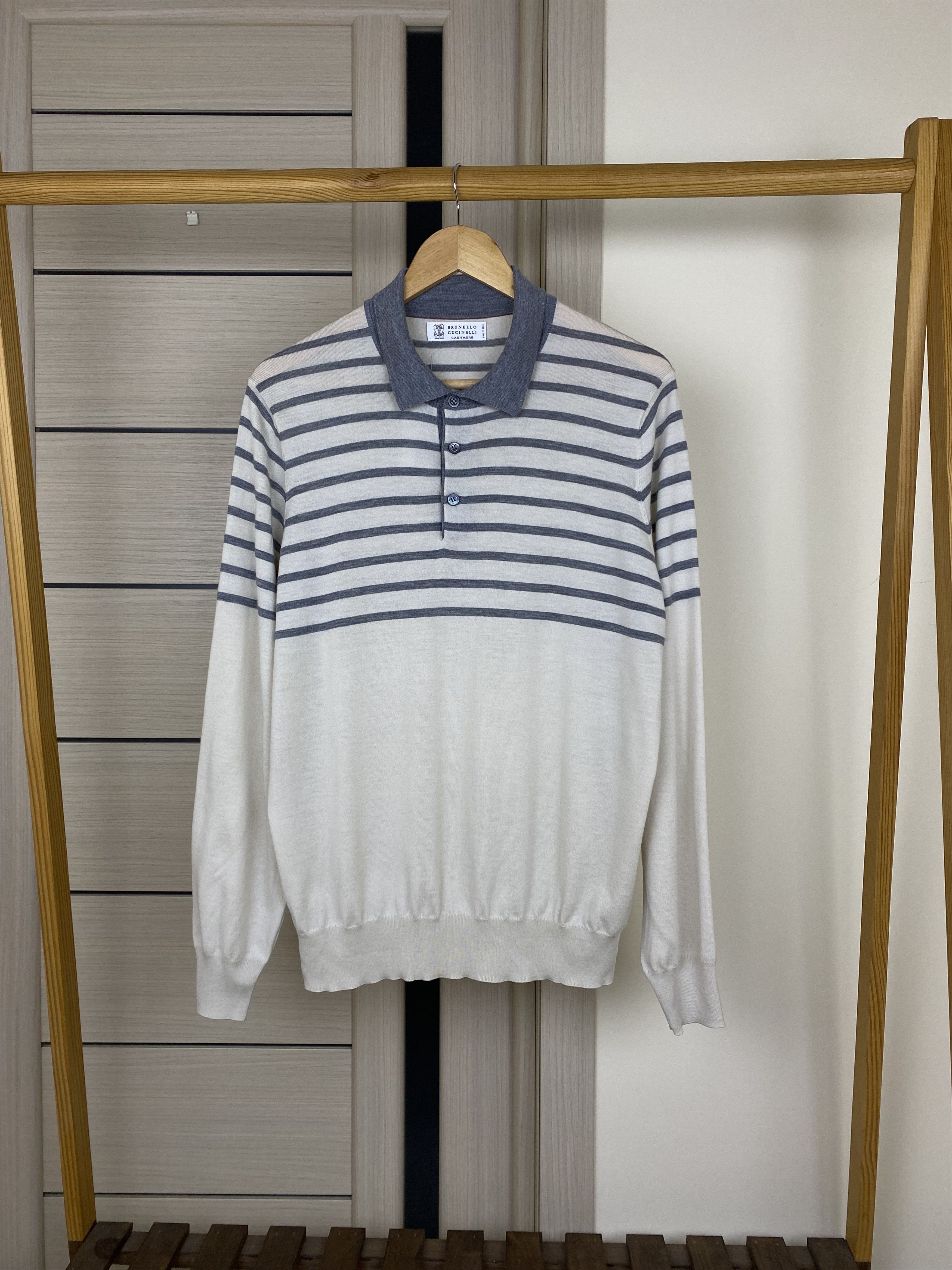 Brunello Cucinelli BRUNELLO CUCINELLI Knit Sweater Cashmere wool Near unused Size US L / EU 52-54 / 3 - 1 Thumbnail