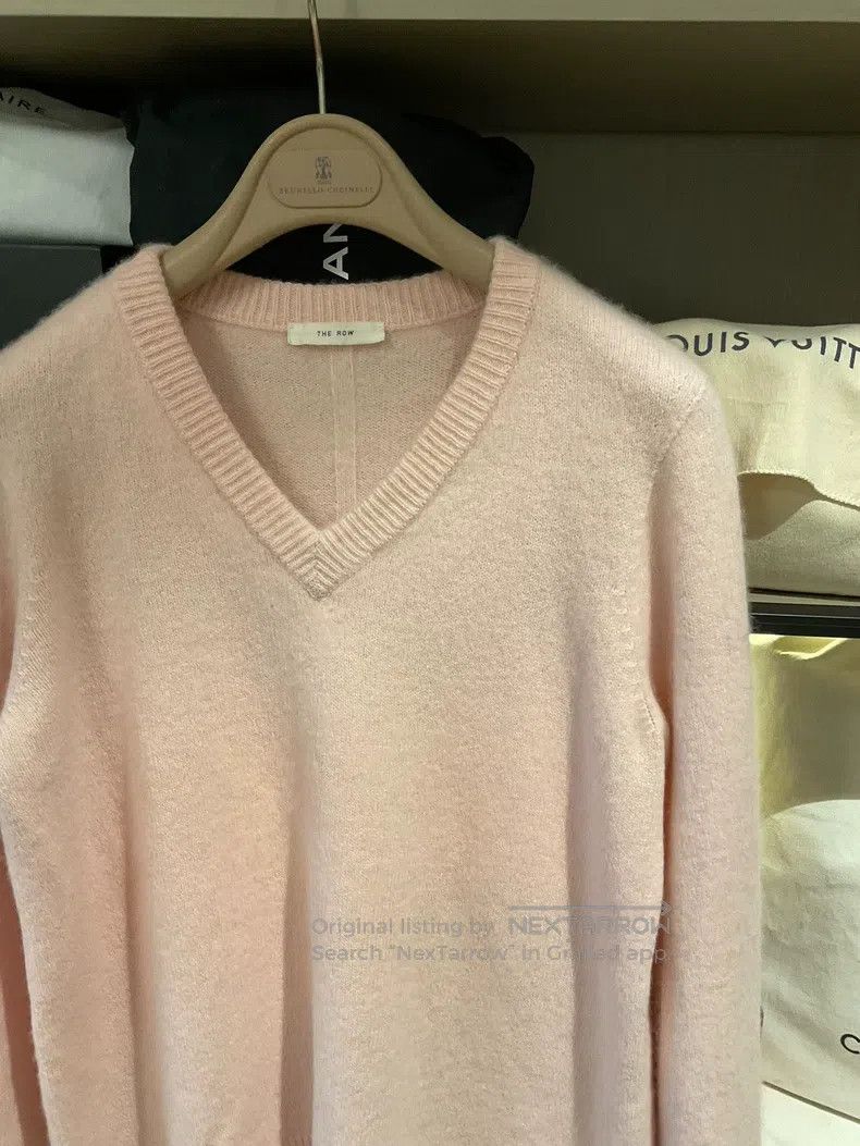 The Row The Row V-neck wool and cashmere blended wool Size S / US 4 / IT 40 - 2 Thumbnail