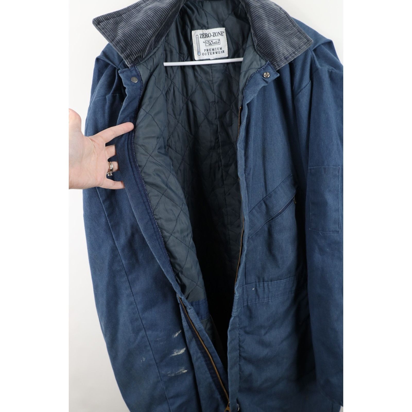 Walls Vintage 80s 90s Walls Quilted Coveralls Bibs 3XL Size US XXL / EU 58 / 5 - 15 Thumbnail
