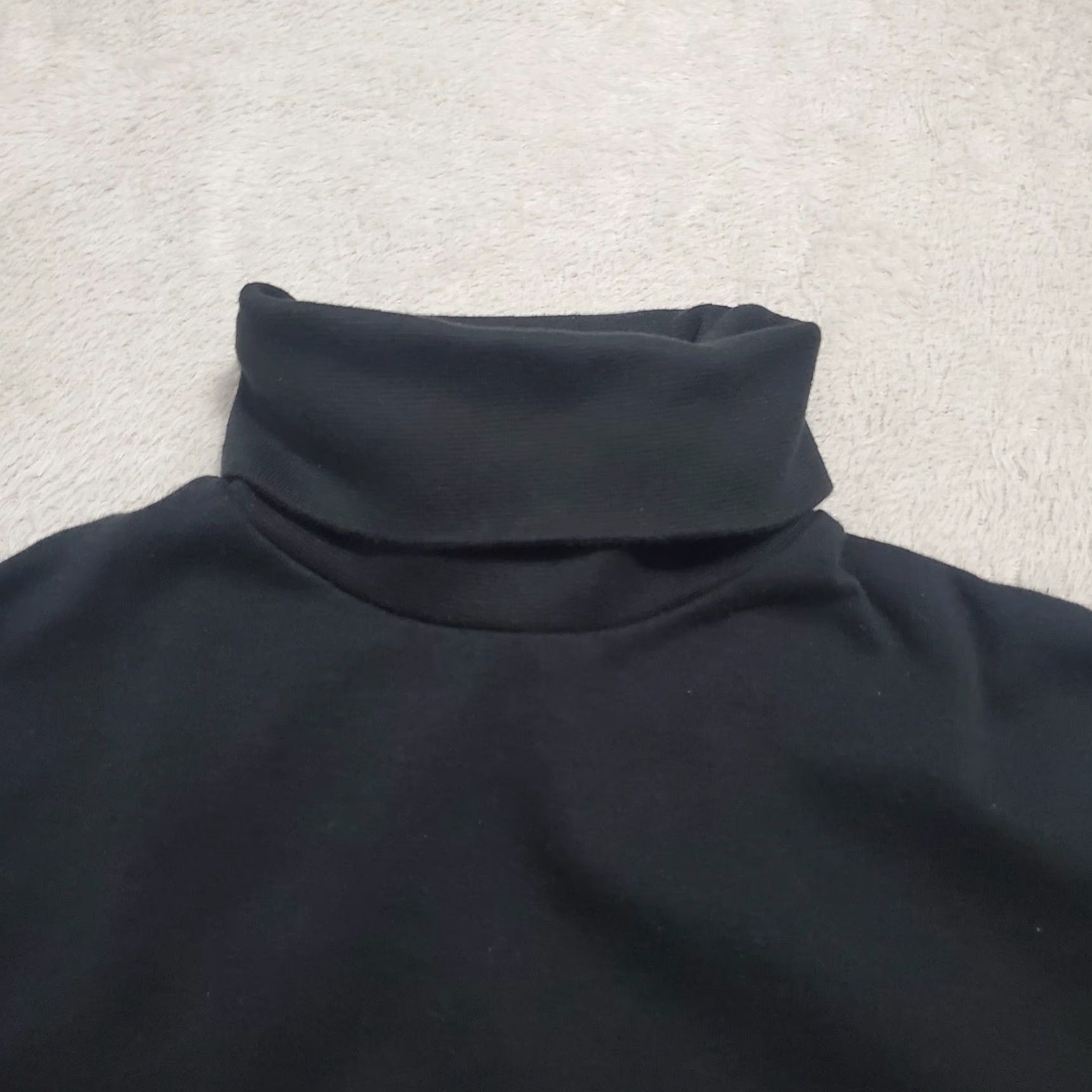 Bogner VINTAGE Bogner Shirt Women Medium Black Cotton Turtleneck Pullover Retro Ski USA FLAW Embroidered Size M / US 6-8 / IT 42-44 - 5 Thumbnail