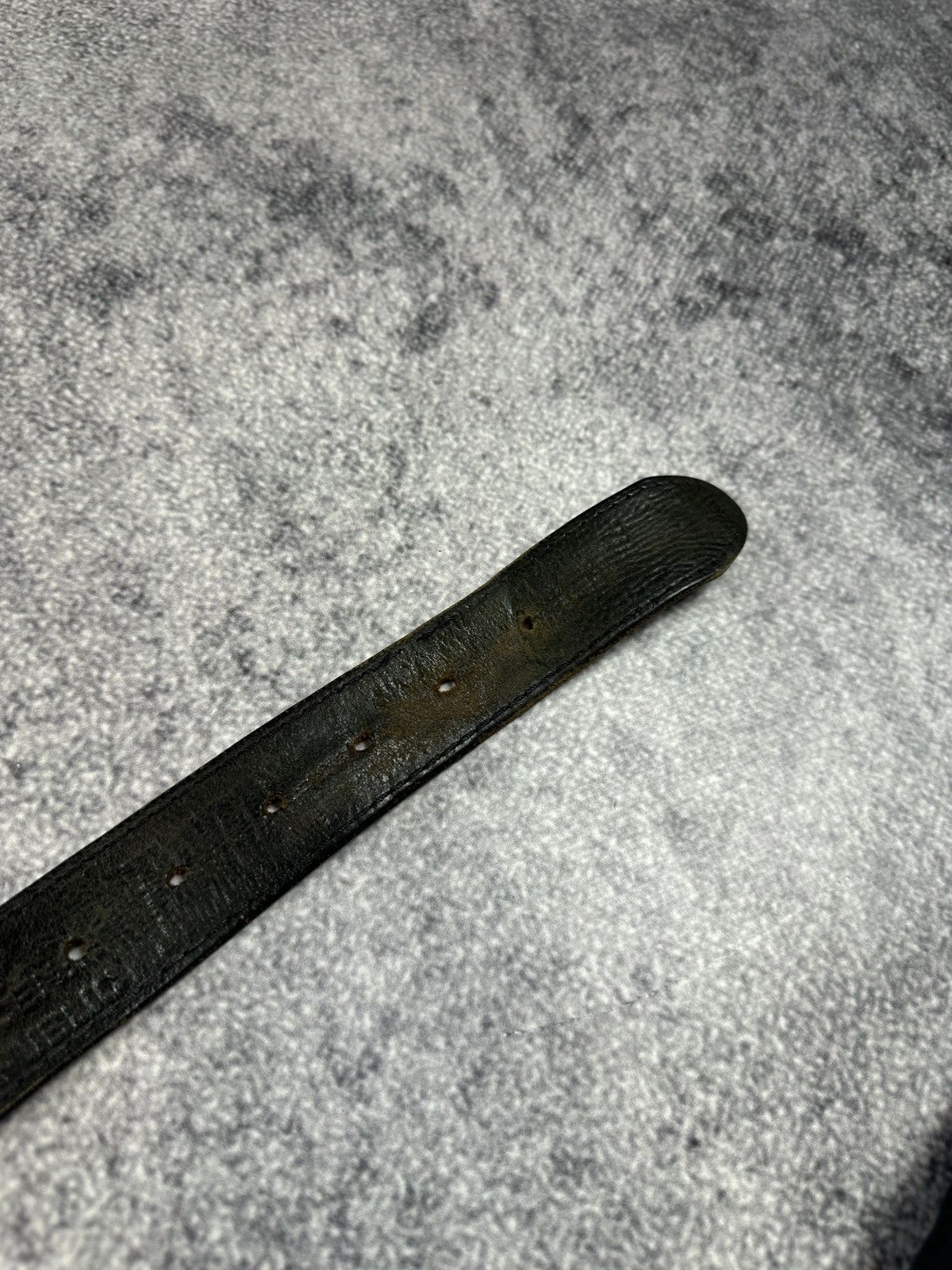 Levi's Y2K Vintage Levi’s 501 Logo Belts Streetwear Leather USA Size ONE SIZE - 4 Thumbnail